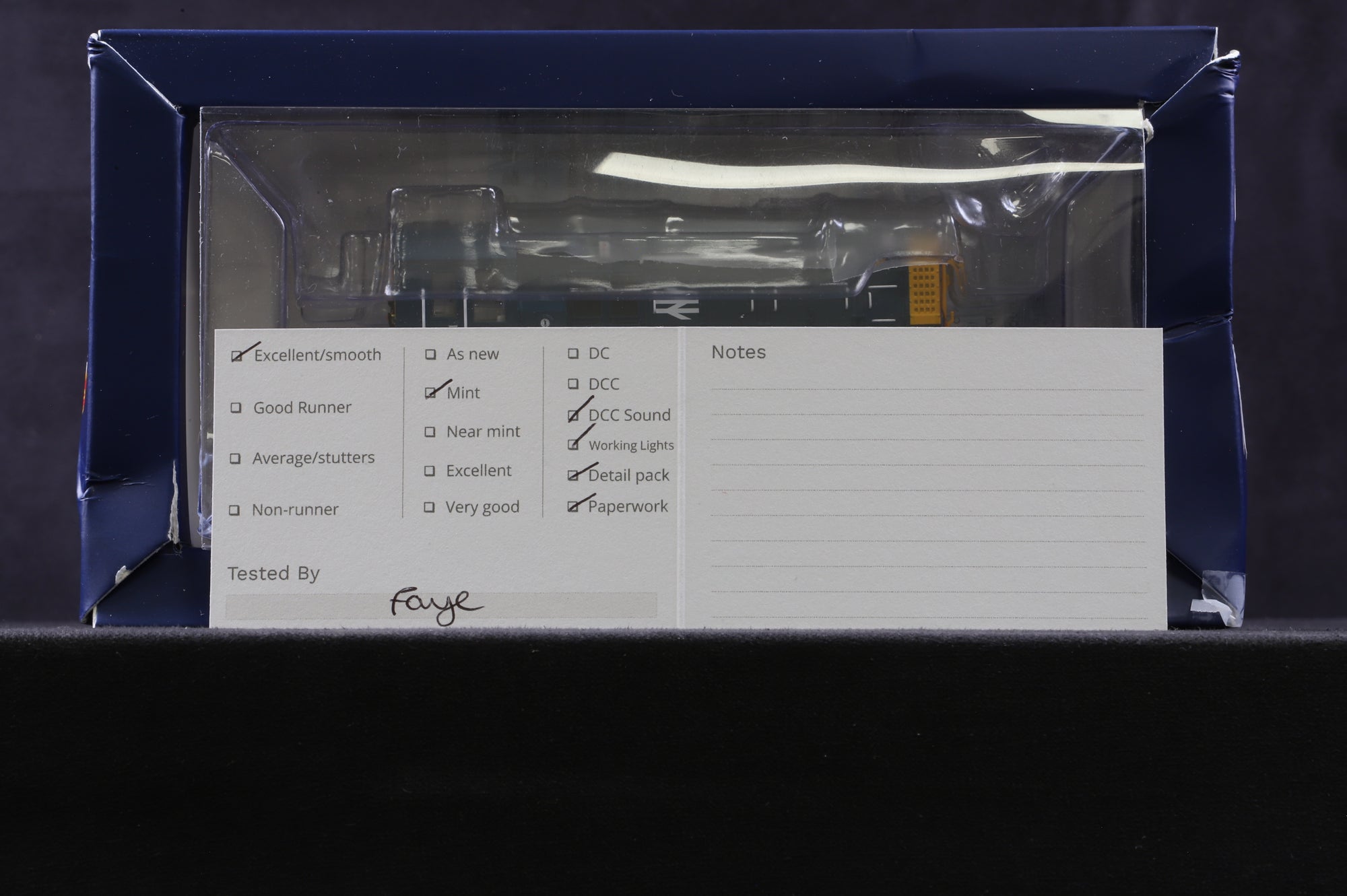 Bachmann OO 35-921SFX Class 09 '009009' BR Blue Wasp Stripes DCC Sound