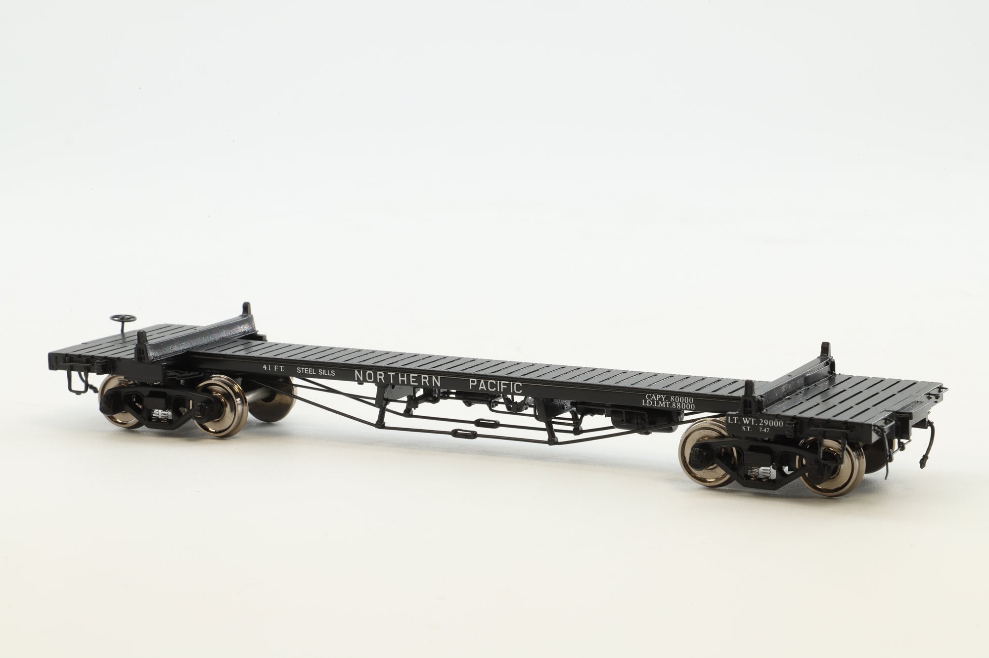 W&R Enterprises HO Brass 3-Pack of Northern Pacific Truss Rod Log Cars