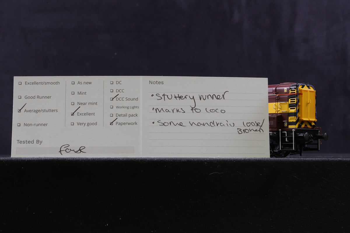 Hornby OO R2902XS Class 08 &#39;08844&#39; &#39;Chris Wren 1955-2002&#39; EWS DCC Sound