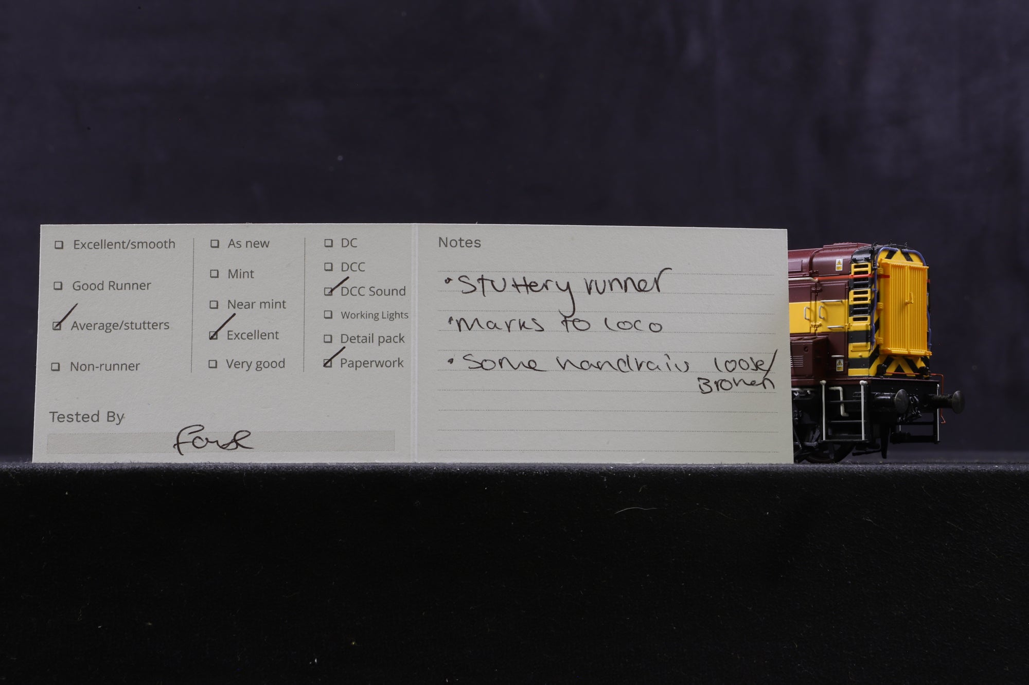 Hornby OO R2902XS Class 08 '08844' 'Chris Wren 1955-2002' EWS DCC Sound