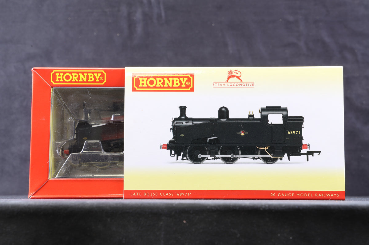 Hornby OO R3326 Class J50 &#39;68971&#39; BR Black L/C