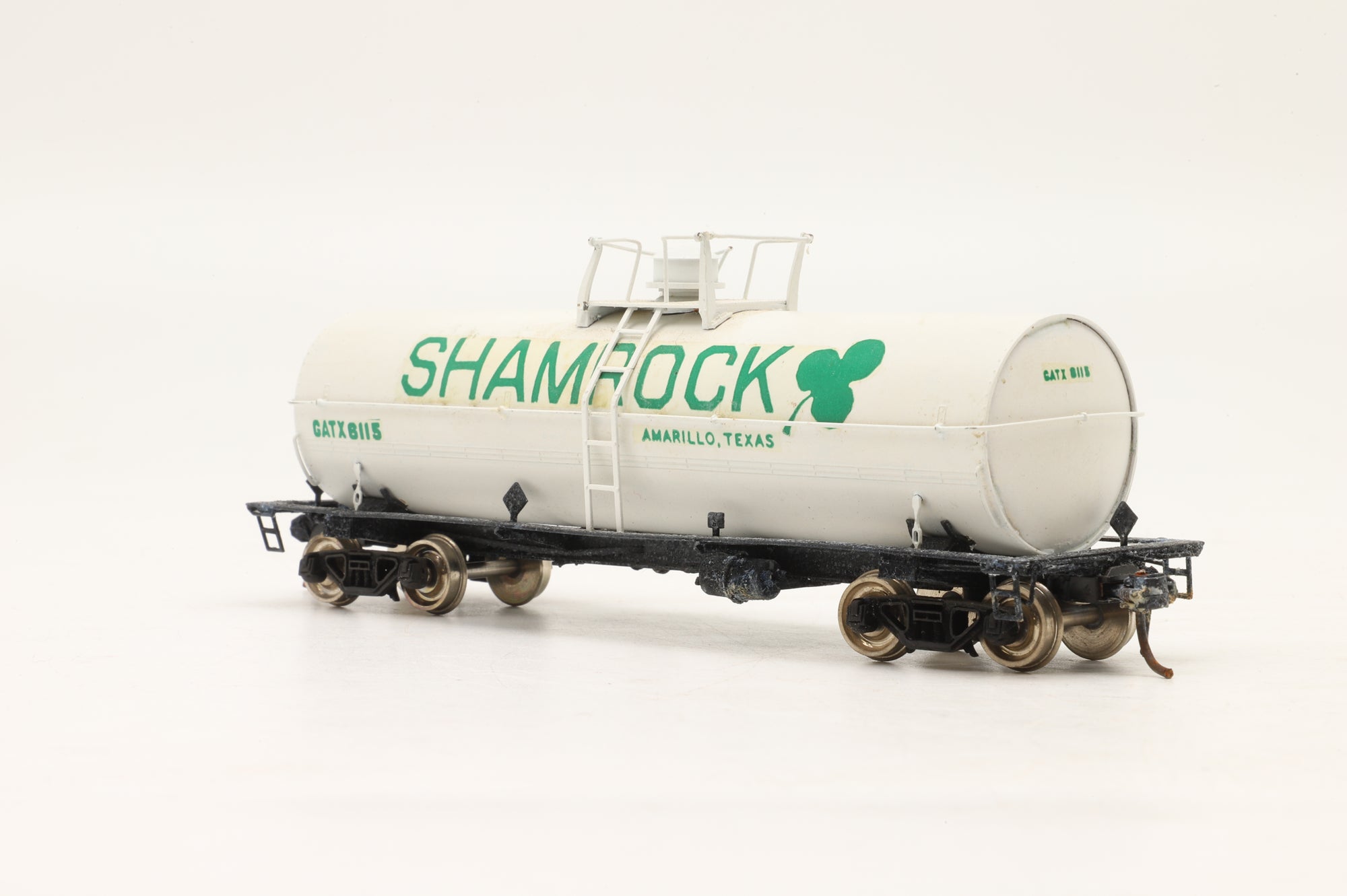 WORKSHOP Iron Horse HO Brass 15654-4 11,141 Gallon Tank Car in 'Shamrock' White