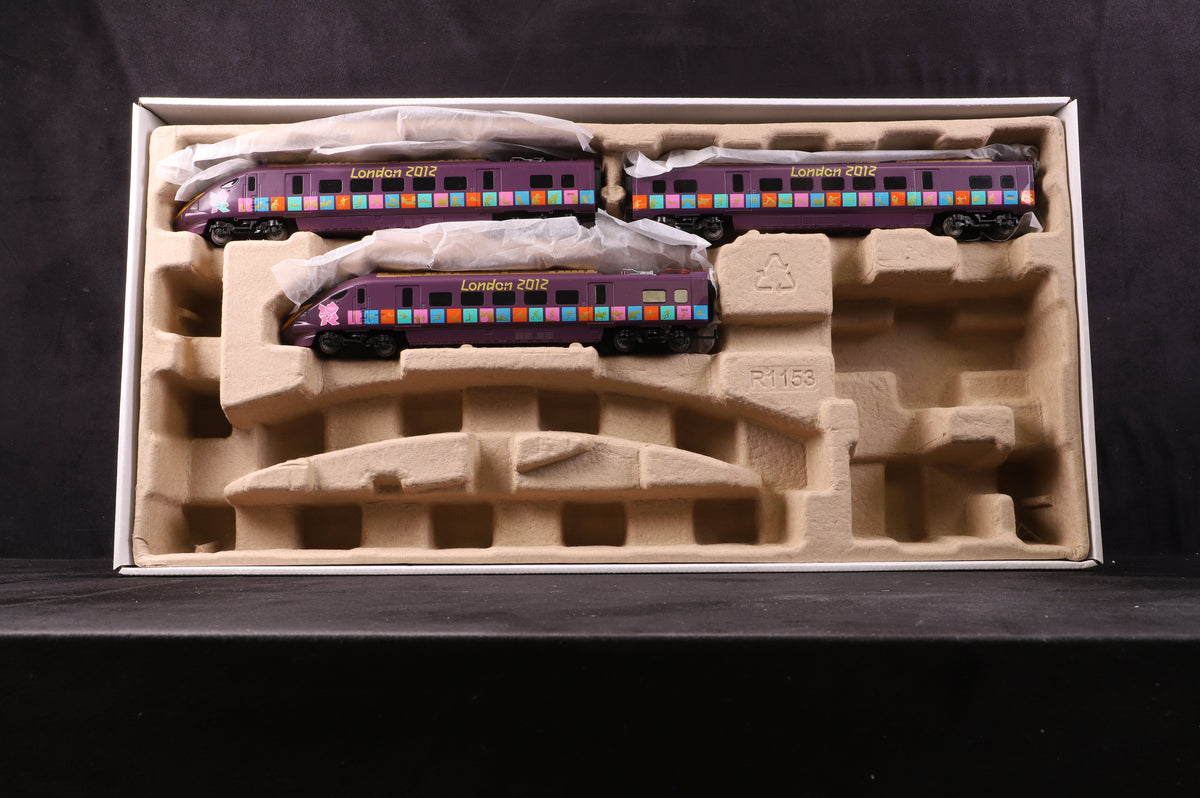 Hornby OO R1153 London 2012 Train Set incl. Class 395 3 Car Set in 2012 Olympic/Paralymic Games Livery