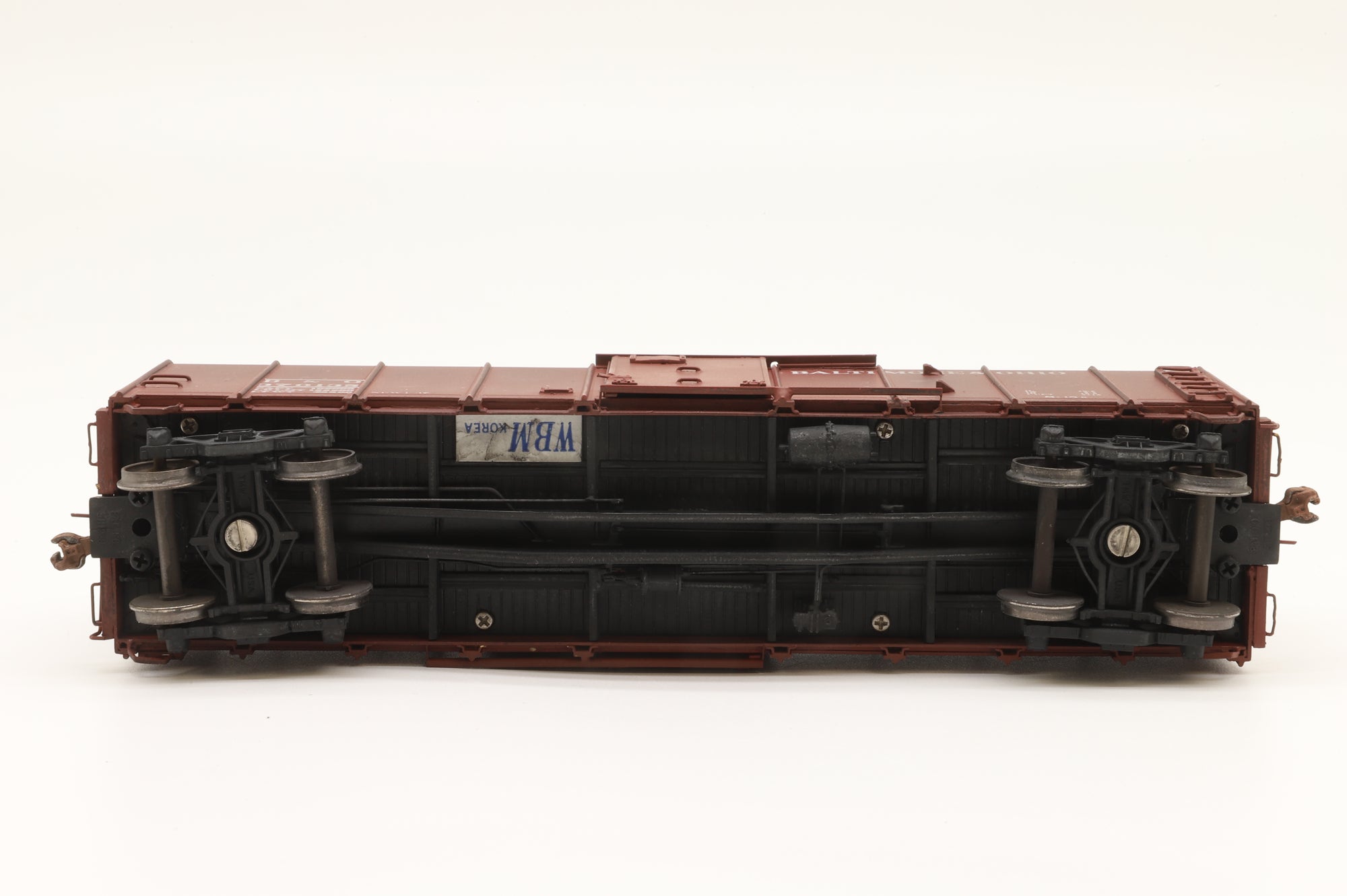 Iron Horse/Precision Scale HO Brass 15734-1 M-15K Boxcar #370135 in B&O Brown - Weathered