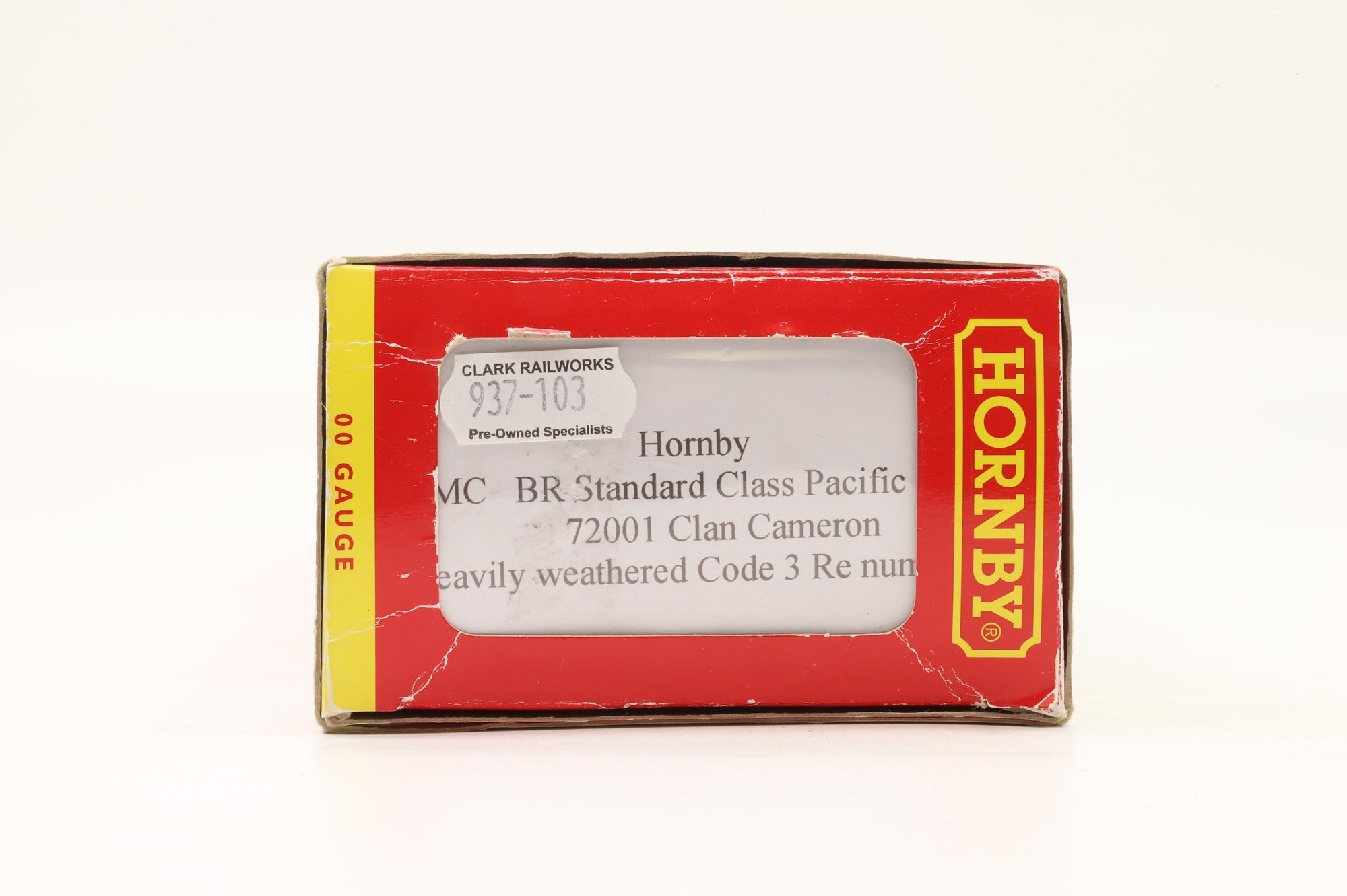 Hornby OO Clan Class '72001' 'Clan Cameron' BR Green E/C Weathered & Renumbered DCC Sound