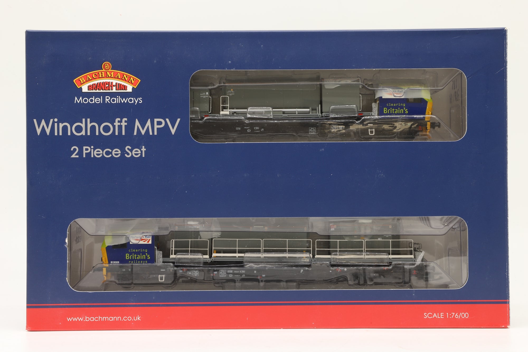 Bachmann OO 31-575 Windhoff MPV in Network Rail 'Cleaning Britain's Railways' Livery