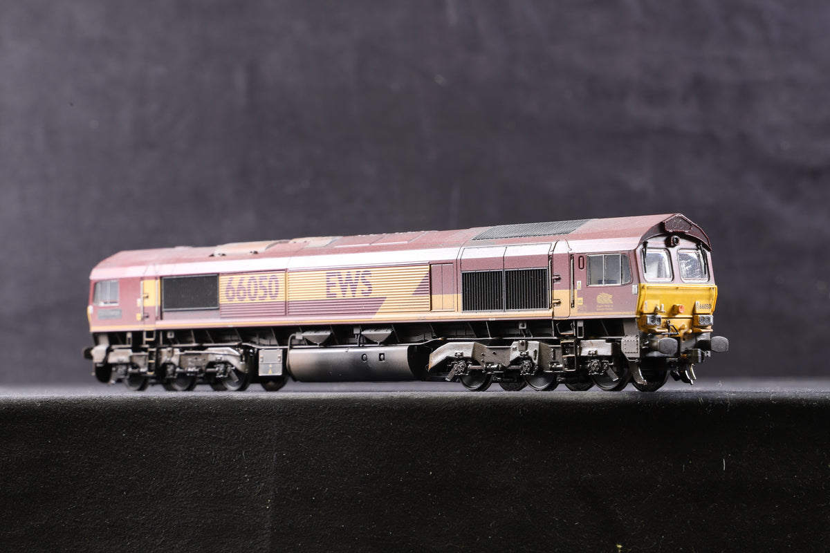 Bachmann OO 32-725X Class 66 &#39;66050&#39; EWS Weathered Ltd Ed 174/ 504, DCC Sound