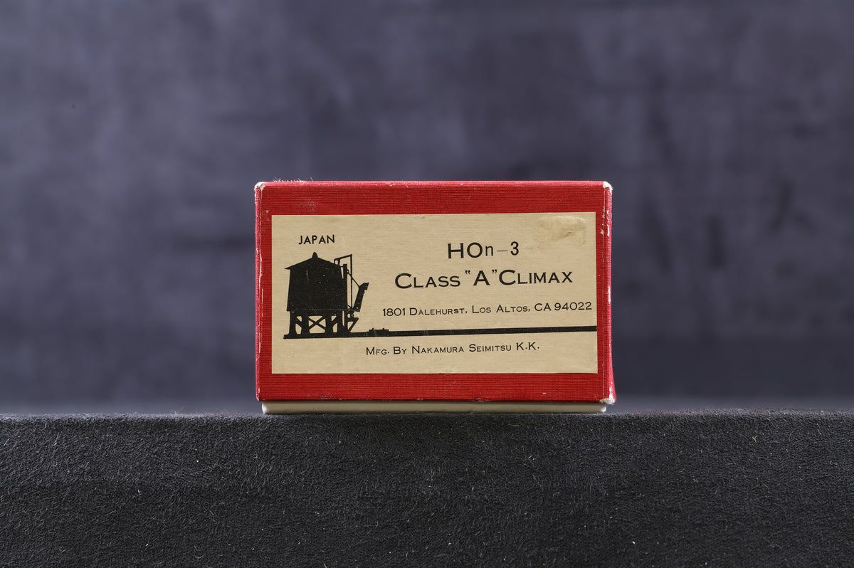 MFG HOn3 Brass Class A Climax Painted