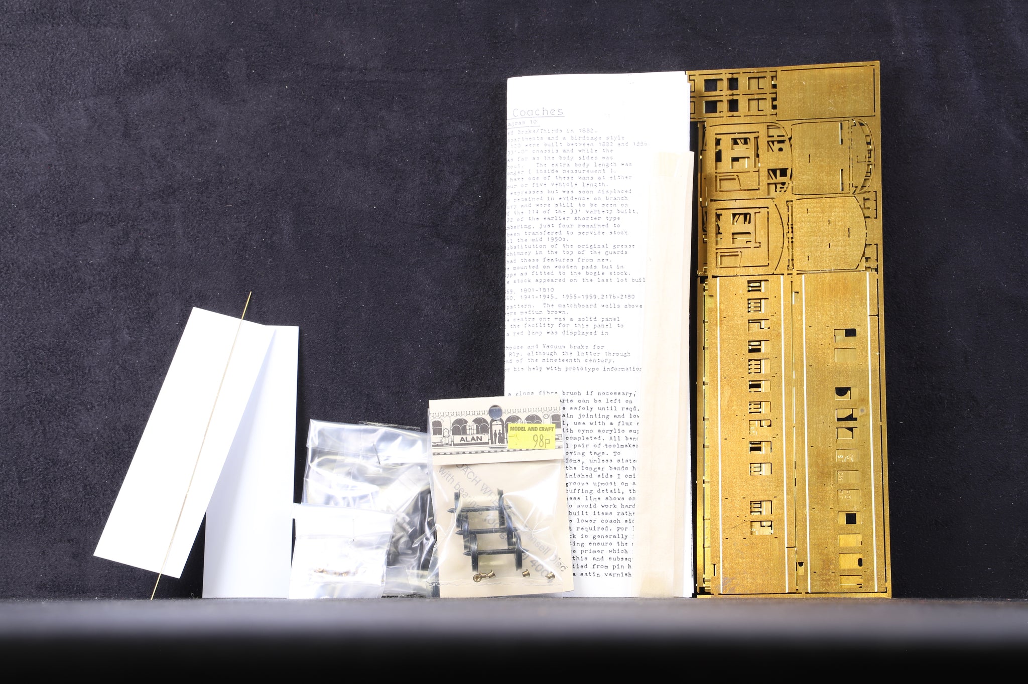 D&S Models OO 555 L&Y 32' Birdcage Brake 3rd Coach Clark Railworks