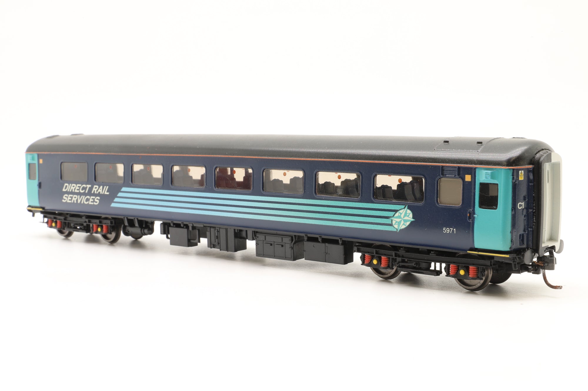 Hornby OO Rake of 4x Mk2E Coaches in DRS Liveries