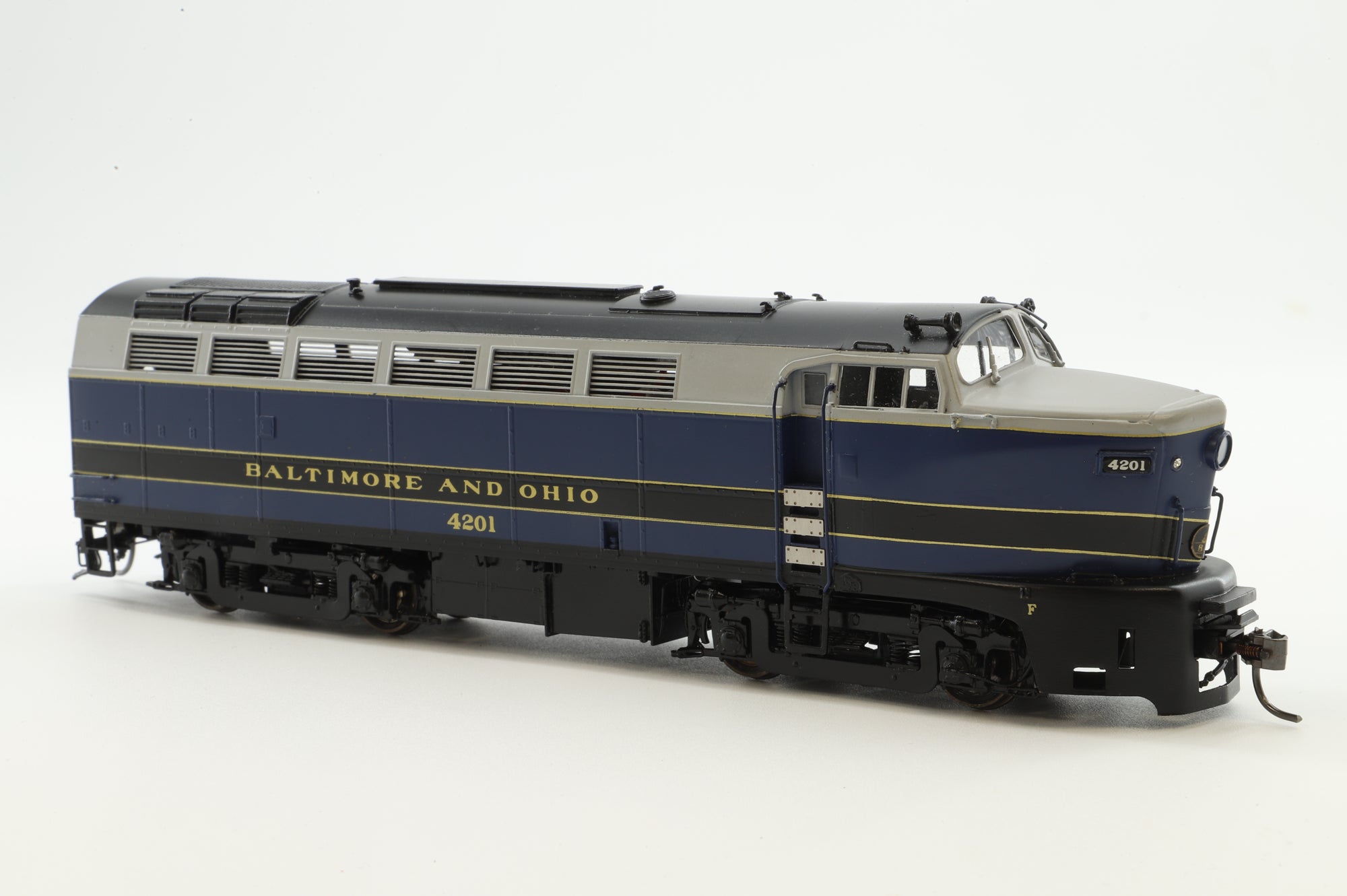 Overland Models HO Brass OMI-5662.1/3.1 Diesel loco set B&O RF-16 'Sharknose' RF16A/RFB16B/RF15A(5658.1) Set