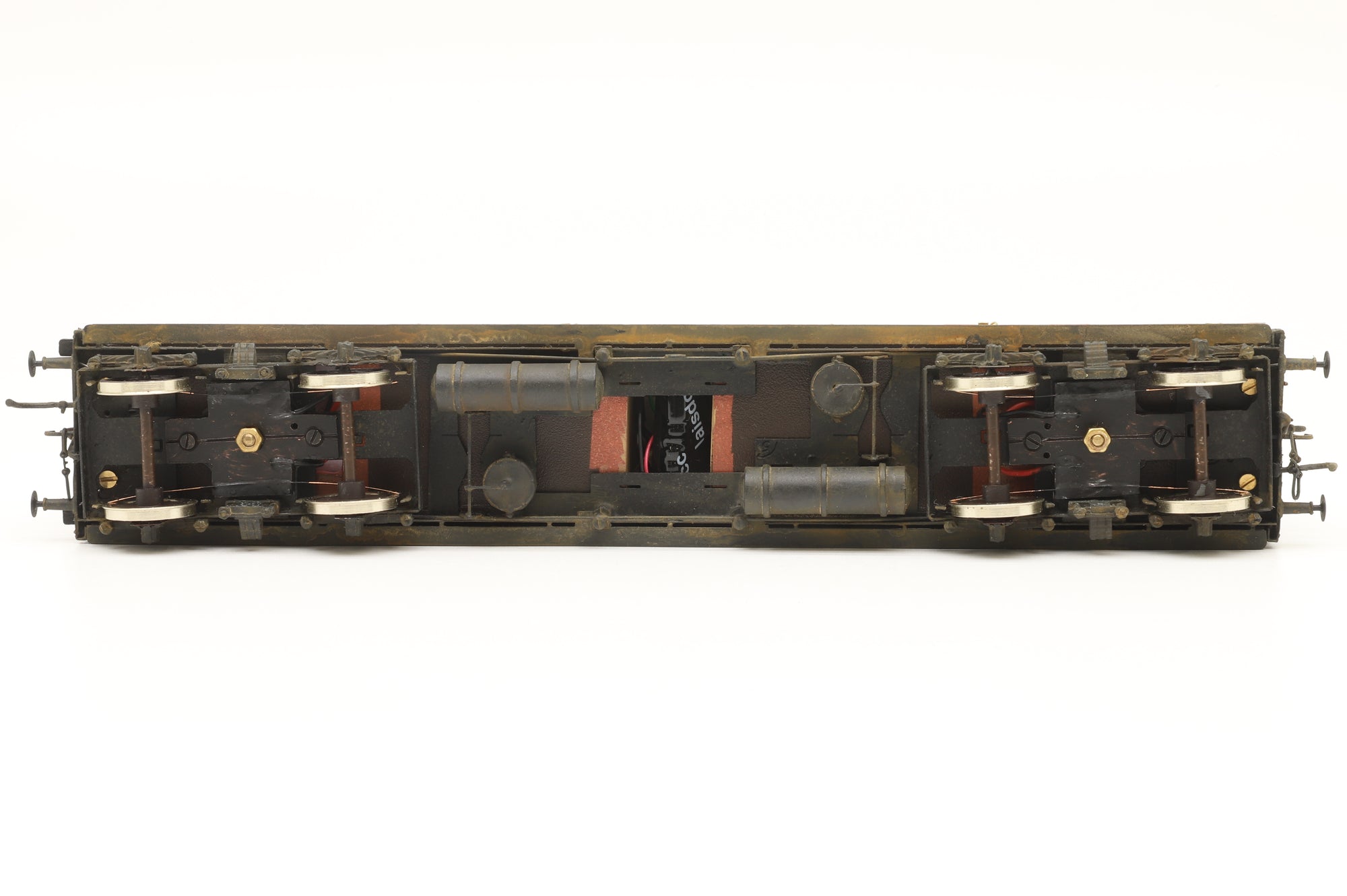 Roxey P4 Kit Built Rake of 4 LSWR Coaches, Weathered