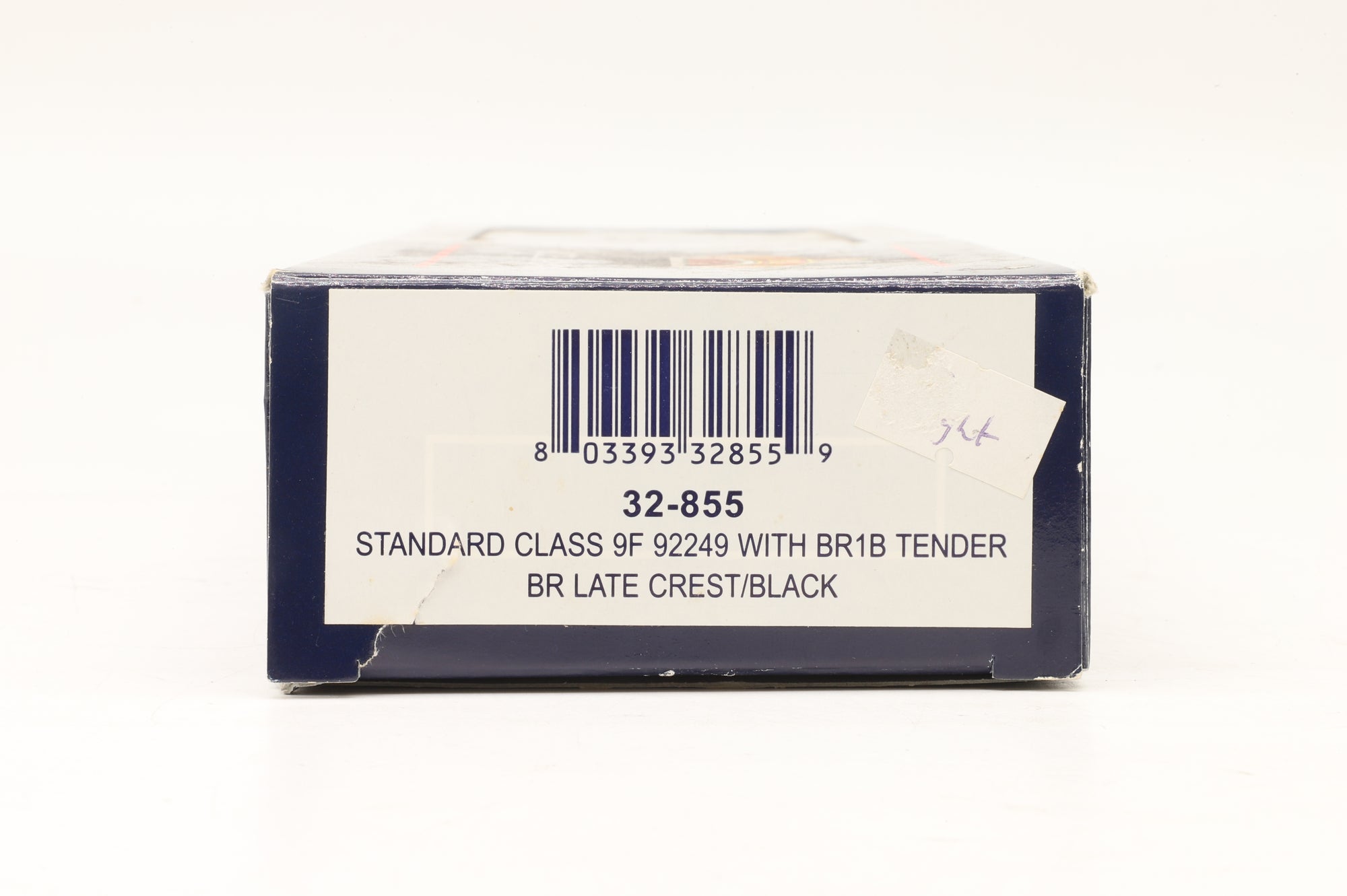 Bachmann OO 32-855 Standard Class 9F No. 92249 BR1B Tender BR Late Crest/Black
