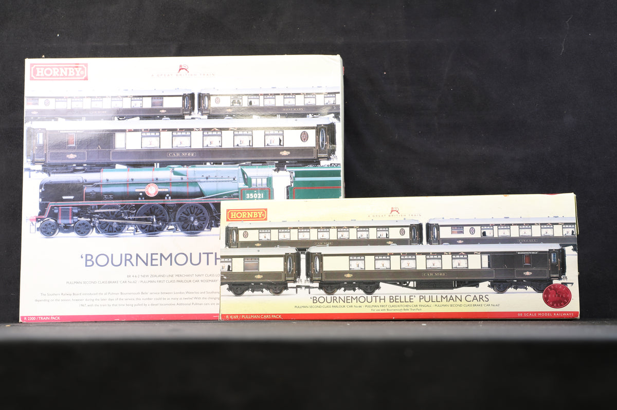 Hornby OO R2300 A Great British Train Pack &#39;Bournemouth Belle&#39; w/R4169 &#39;Bournemouth Belle&#39; Pullman Car Pack