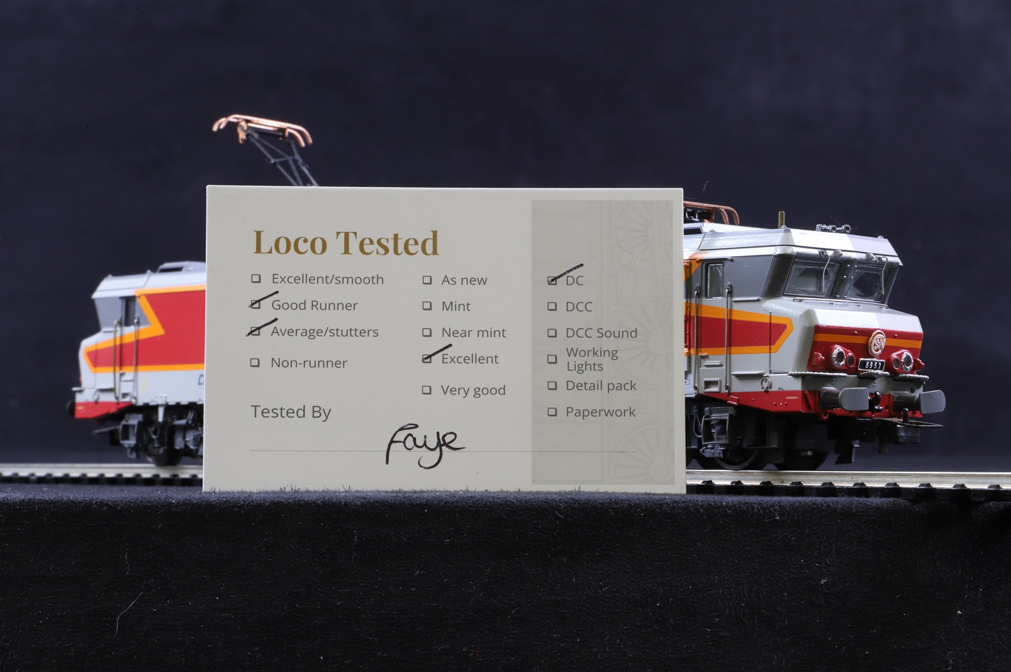 Jouef HO 843400 French Railways CC 6500 Electric Locomotive