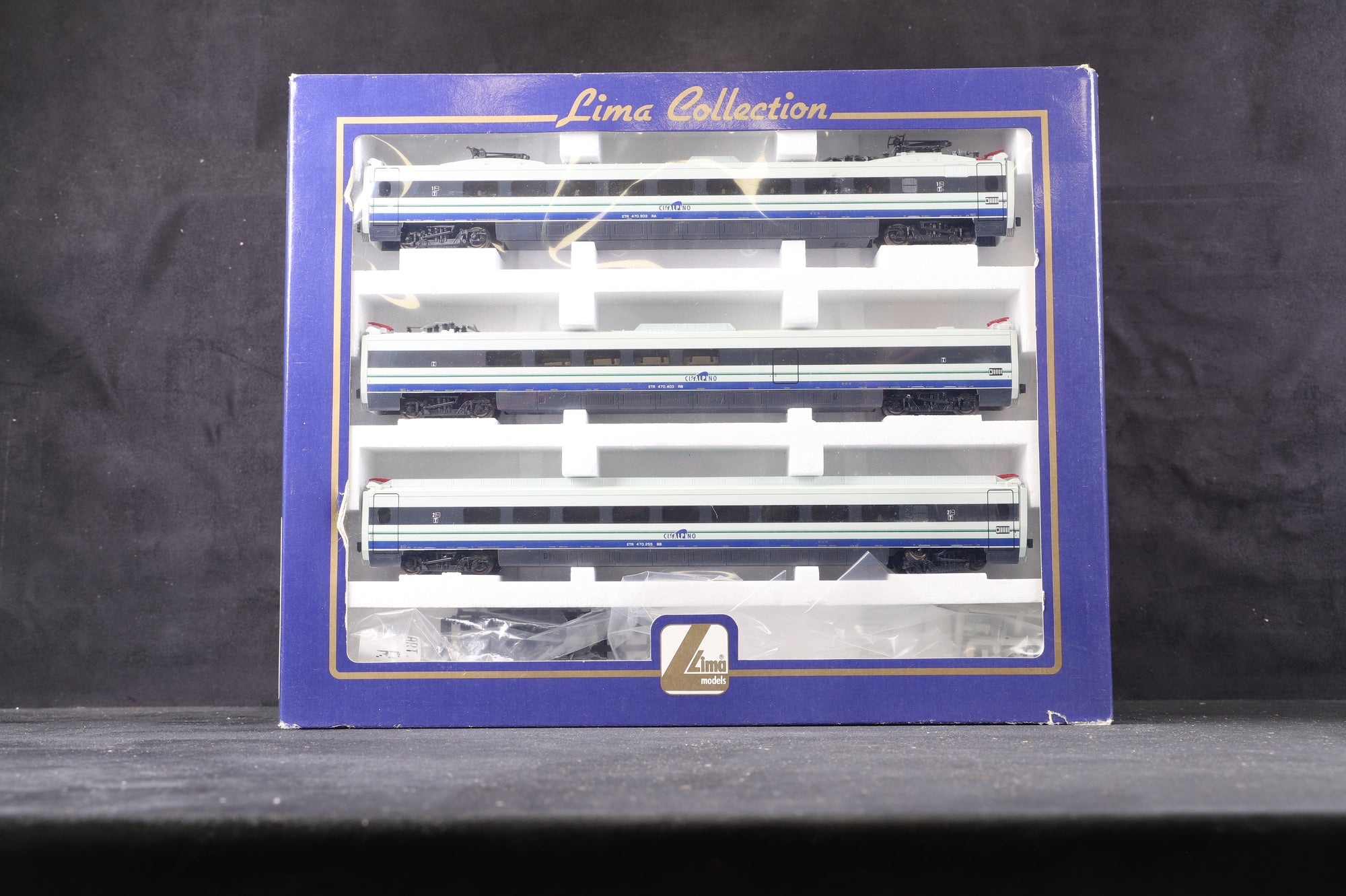 Lima HO ETR 470 Cisalpino Train, Inc. L149719, L149939 & 39-1, L149940 & 40-1