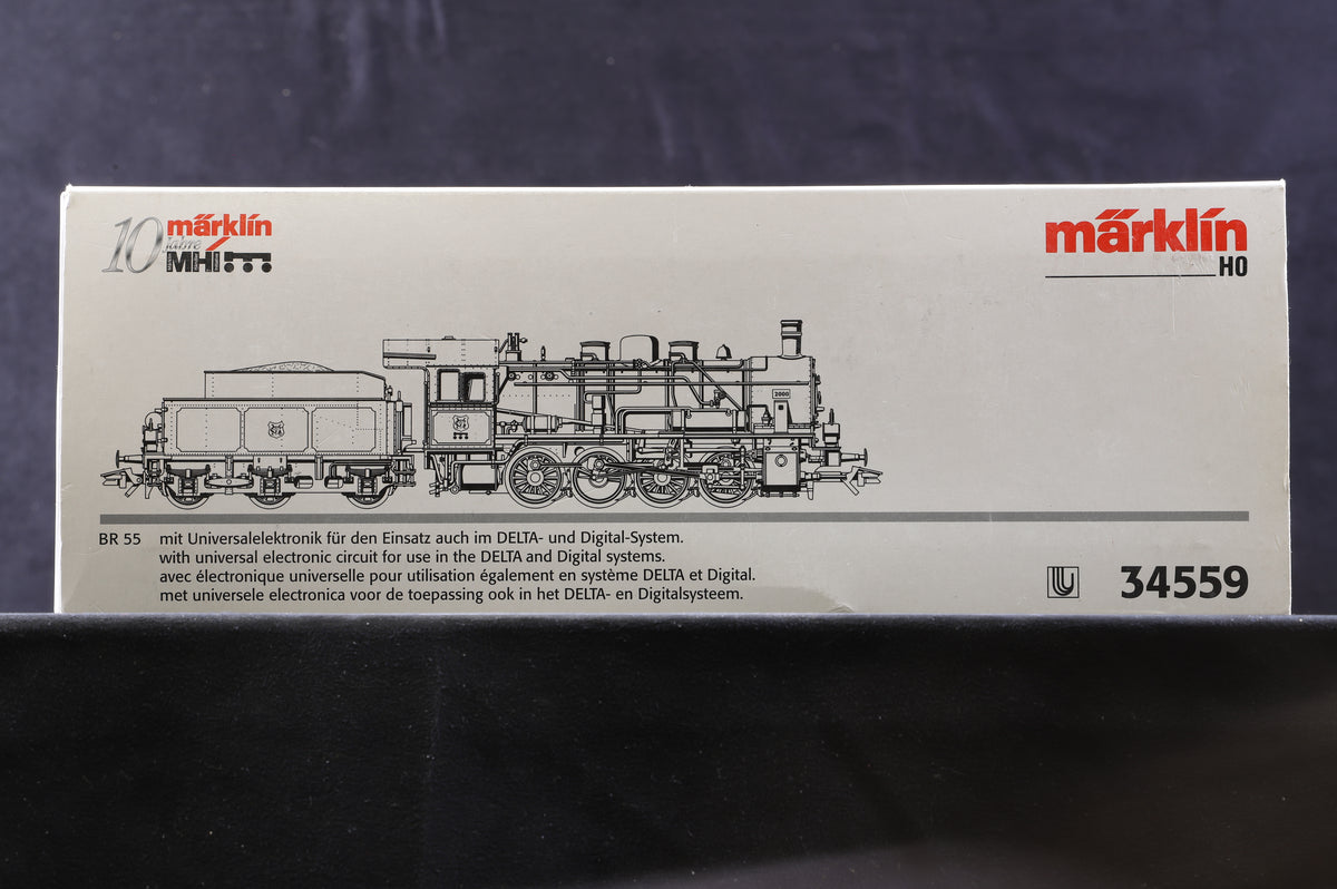 Marklin HO 34559 MHI 10 Year Class 55 Steam