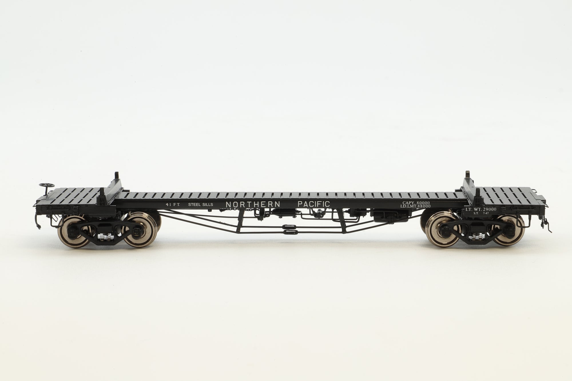 W&R Enterprises HO Brass 3-Pack of Northern Pacific Truss Rod Log Cars
