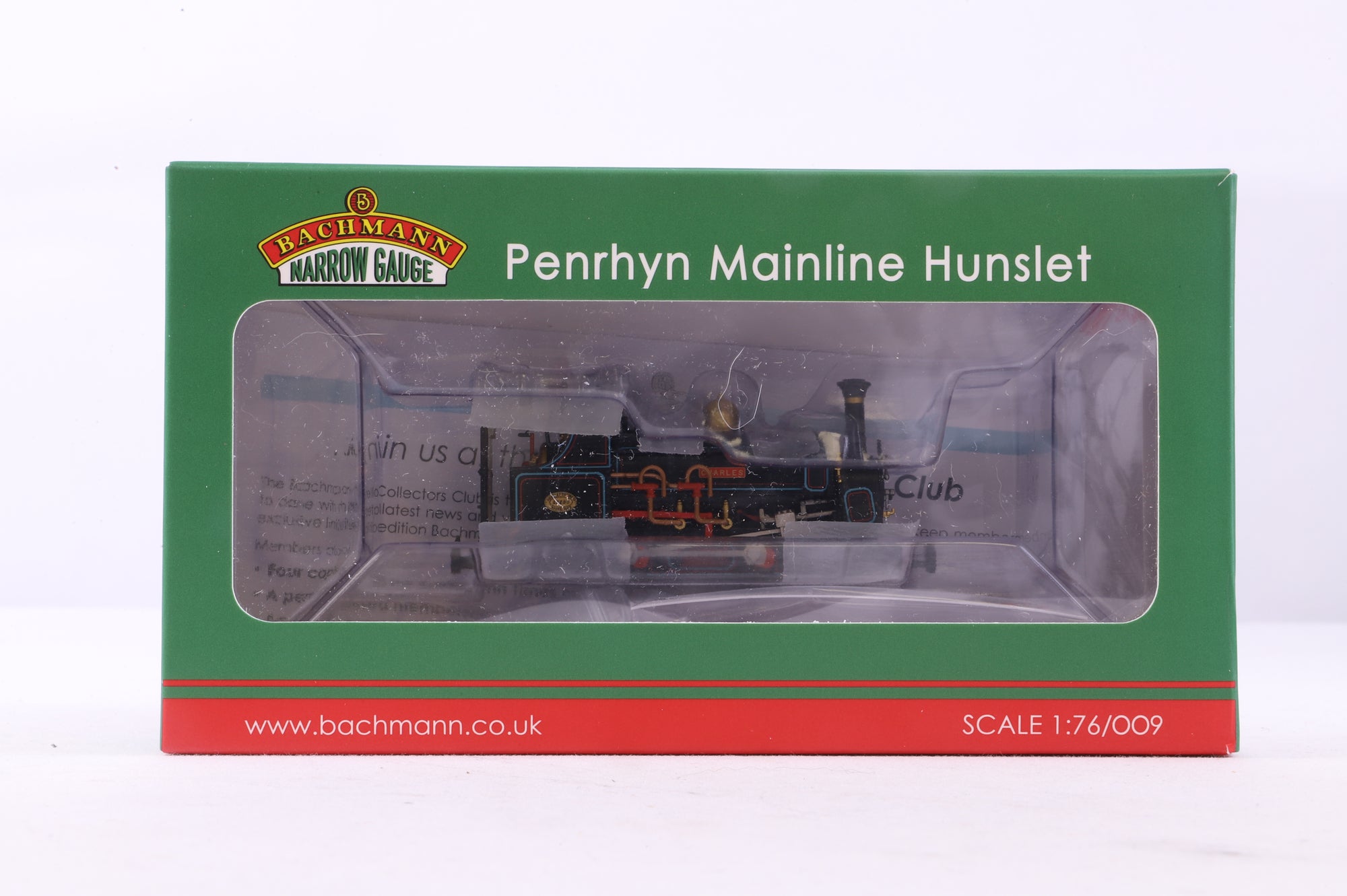 Bachmann OO9 391-126 Mainline Hunslet 0-4-0ST 'Charles' Penrhyn Quarry Railway Lined Black