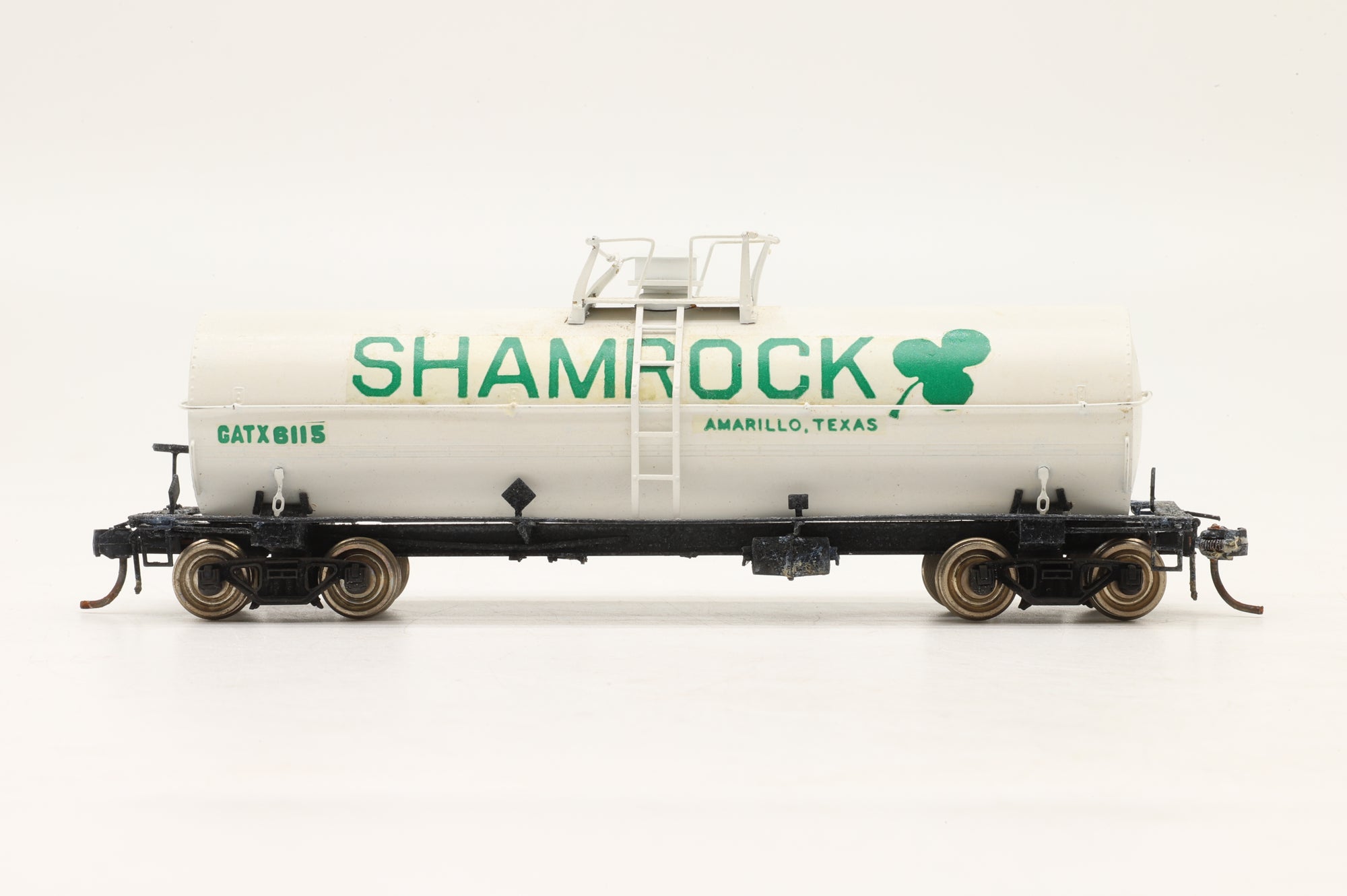 WORKSHOP Iron Horse HO Brass 15654-4 11,141 Gallon Tank Car in 'Shamrock' White