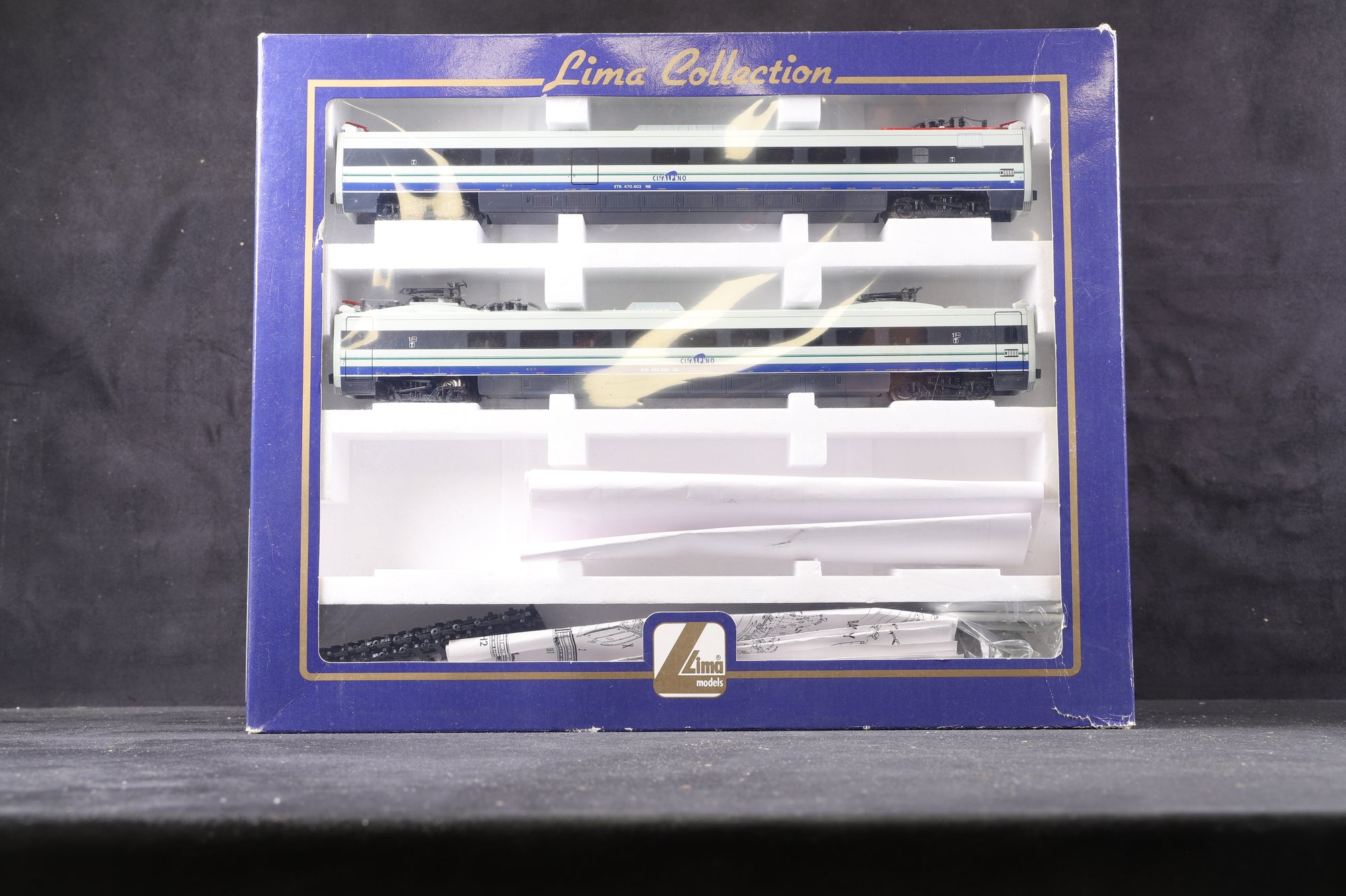 Lima HO ETR 470 Cisalpino Train, Inc. L149719, L149939 & 39-1, L149940 & 40-1