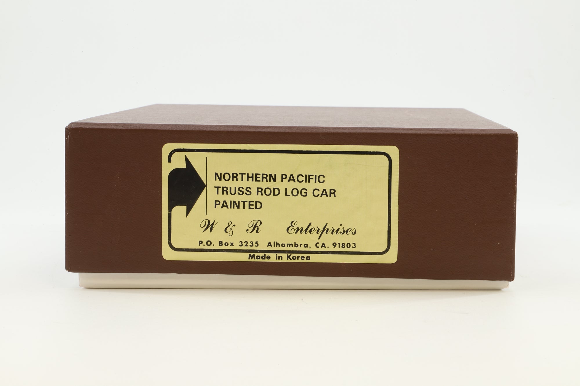 W&R Enterprises HO Brass 3-Pack of Northern Pacific Truss Rod Log Cars