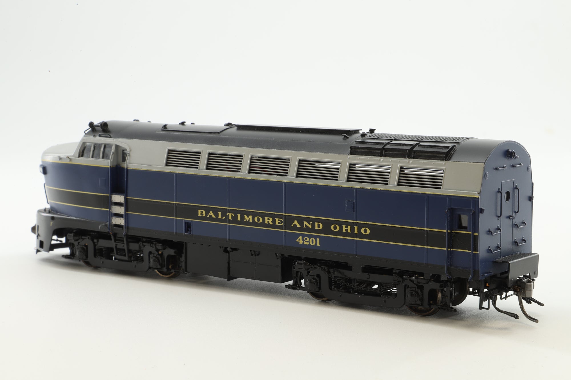 Overland Models HO Brass OMI-5662.1/3.1 Diesel loco set B&O RF-16 'Sharknose' RF16A/RFB16B/RF15A(5658.1) Set
