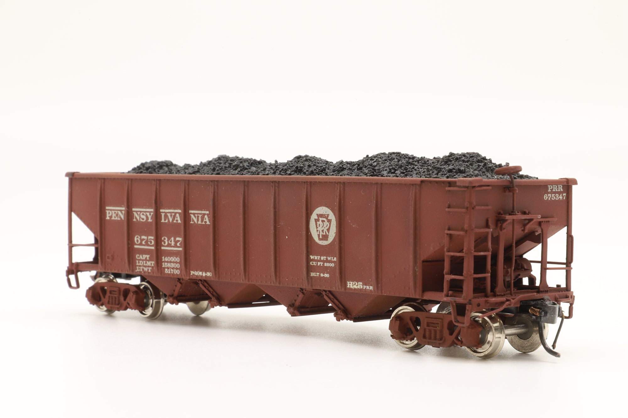 Sunset Models HO Brass H-25 PPR Hopper Wagon '675 347'