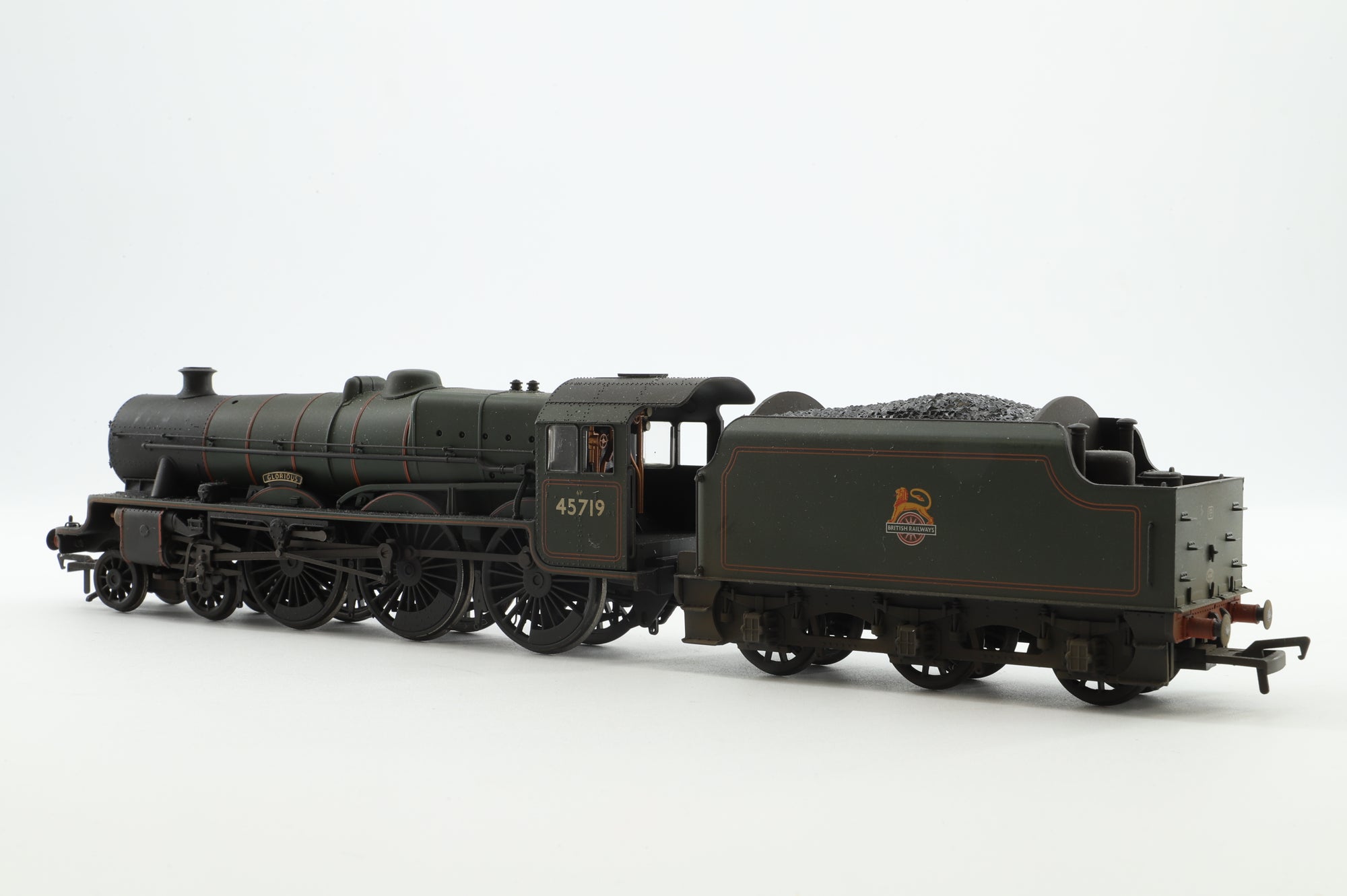 Bachmann OO 31-177DS Jubilee Class '45719' 'Glorious' BR Lined Green E/Early, DCC Sound & Re-Named, Numbered & Weathered
