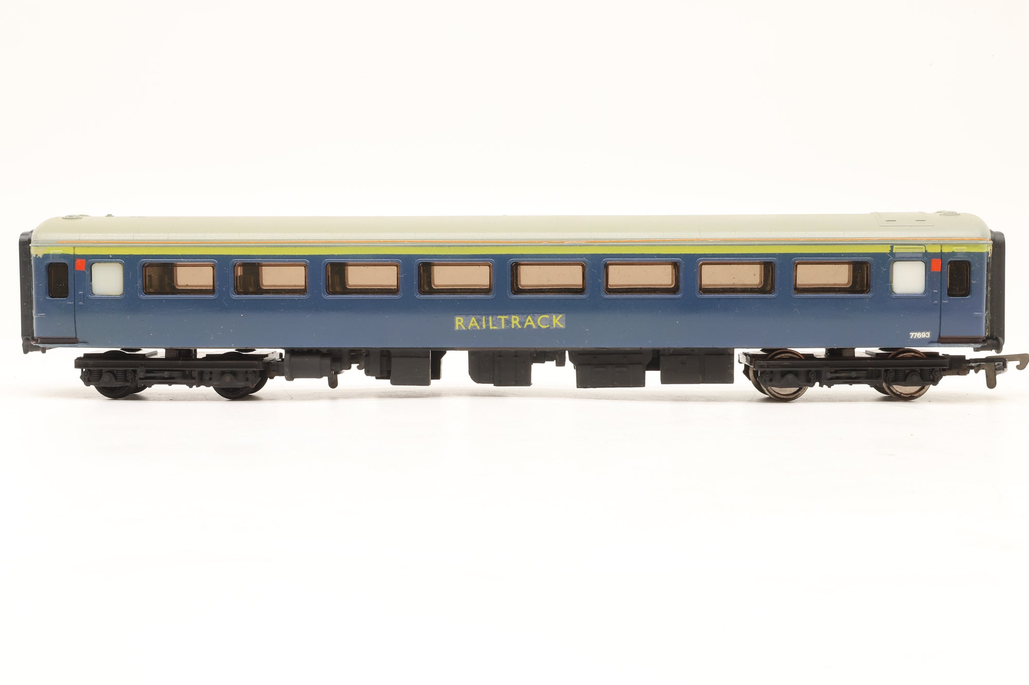 Custom OO Mk2F 77693 in Railtrack Livery