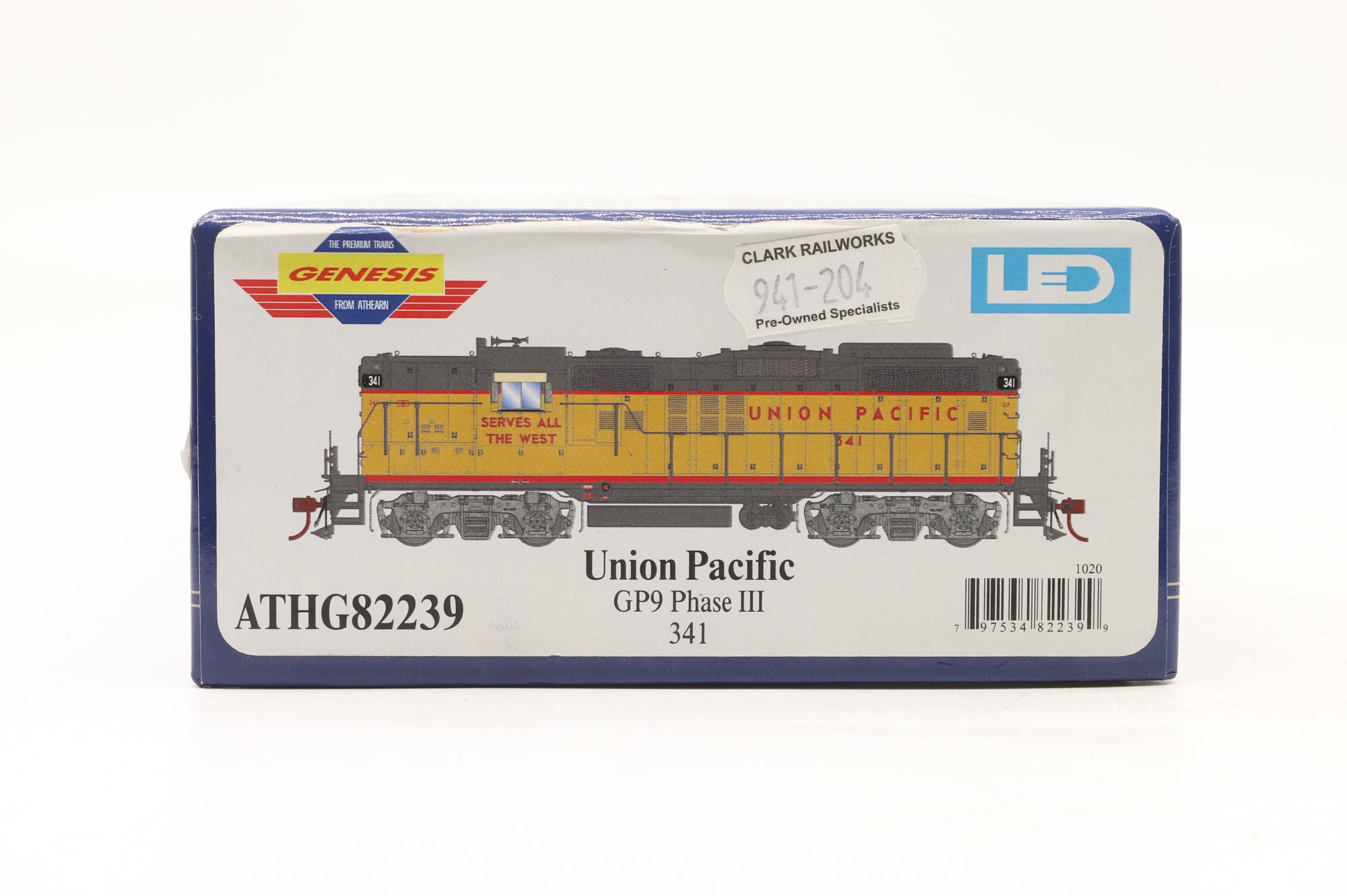 Genesis HO ATHG82239 GP9 Phase III UP '341' Diesel Locomotive