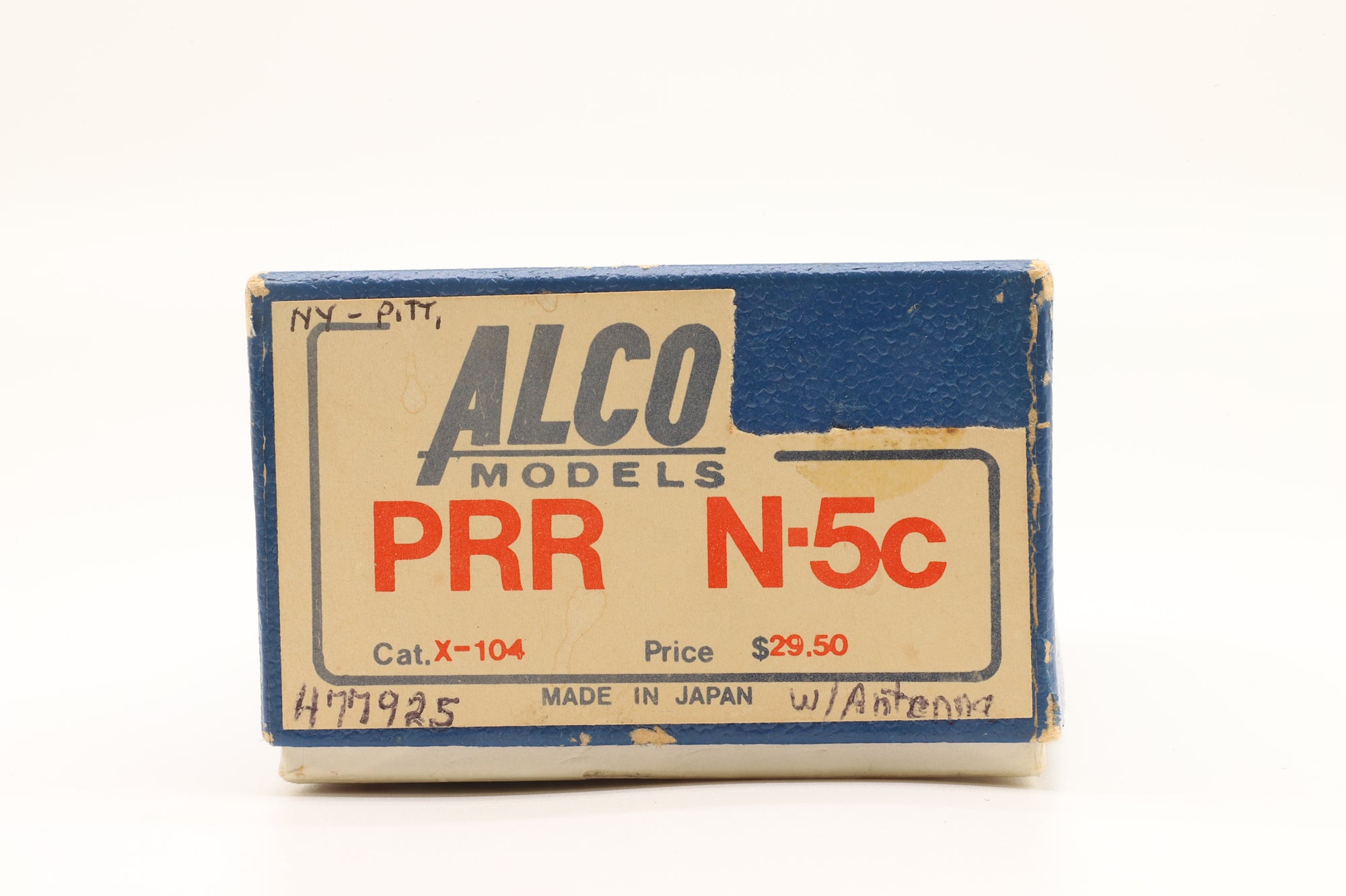 Alco Models HO Brass PRR N-5C '477925' New York Pittsburgh