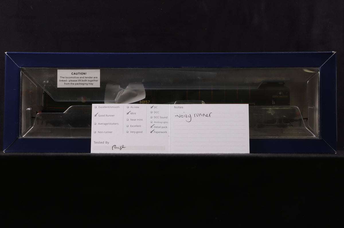 Bachmann OO 32-559 Class A1 &#39;60157&#39; &#39;Great Eastern&#39; BR Green L/C