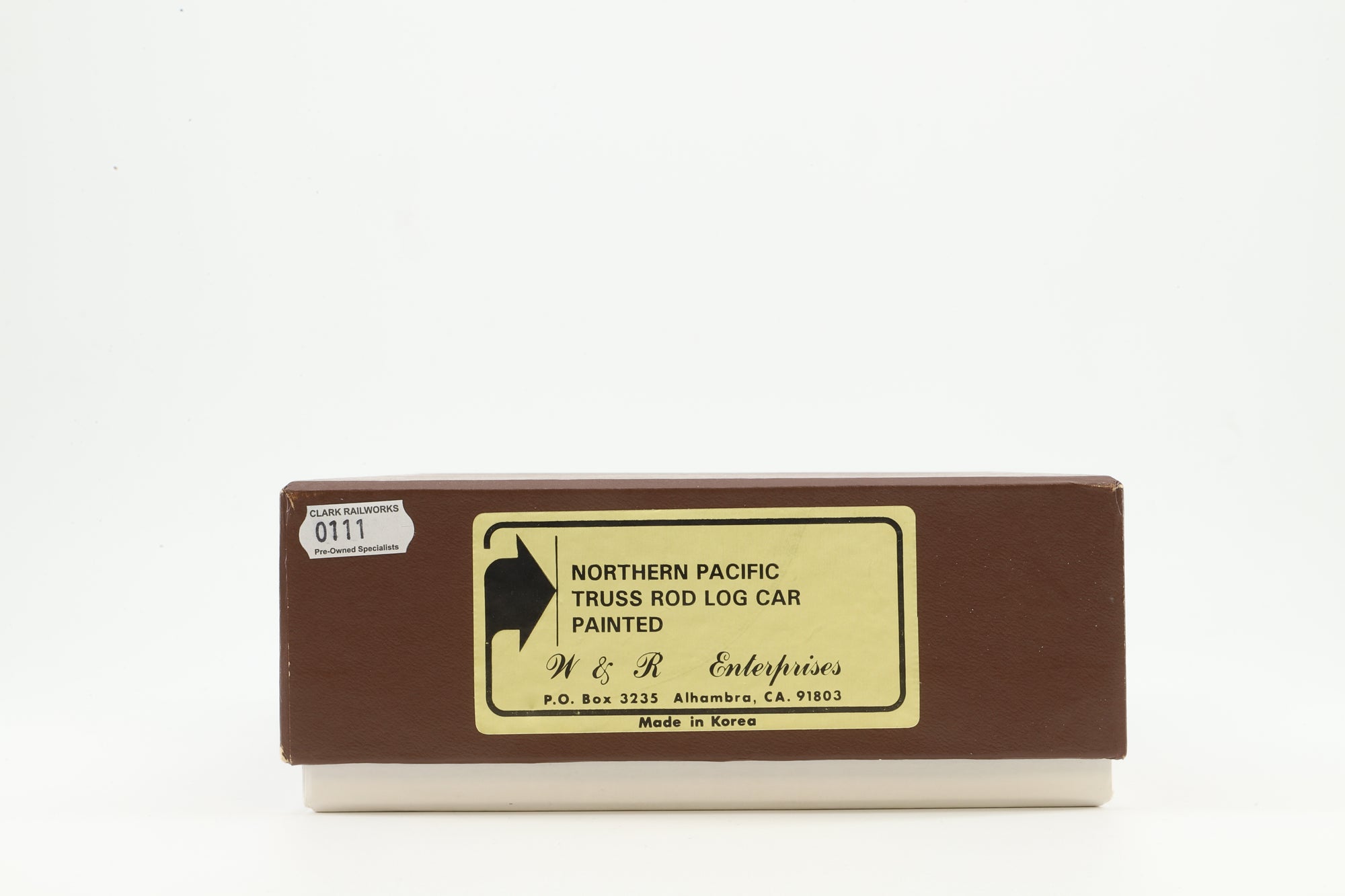 W&R Enterprises HO Brass 3235 Box Car NP Truss Rod