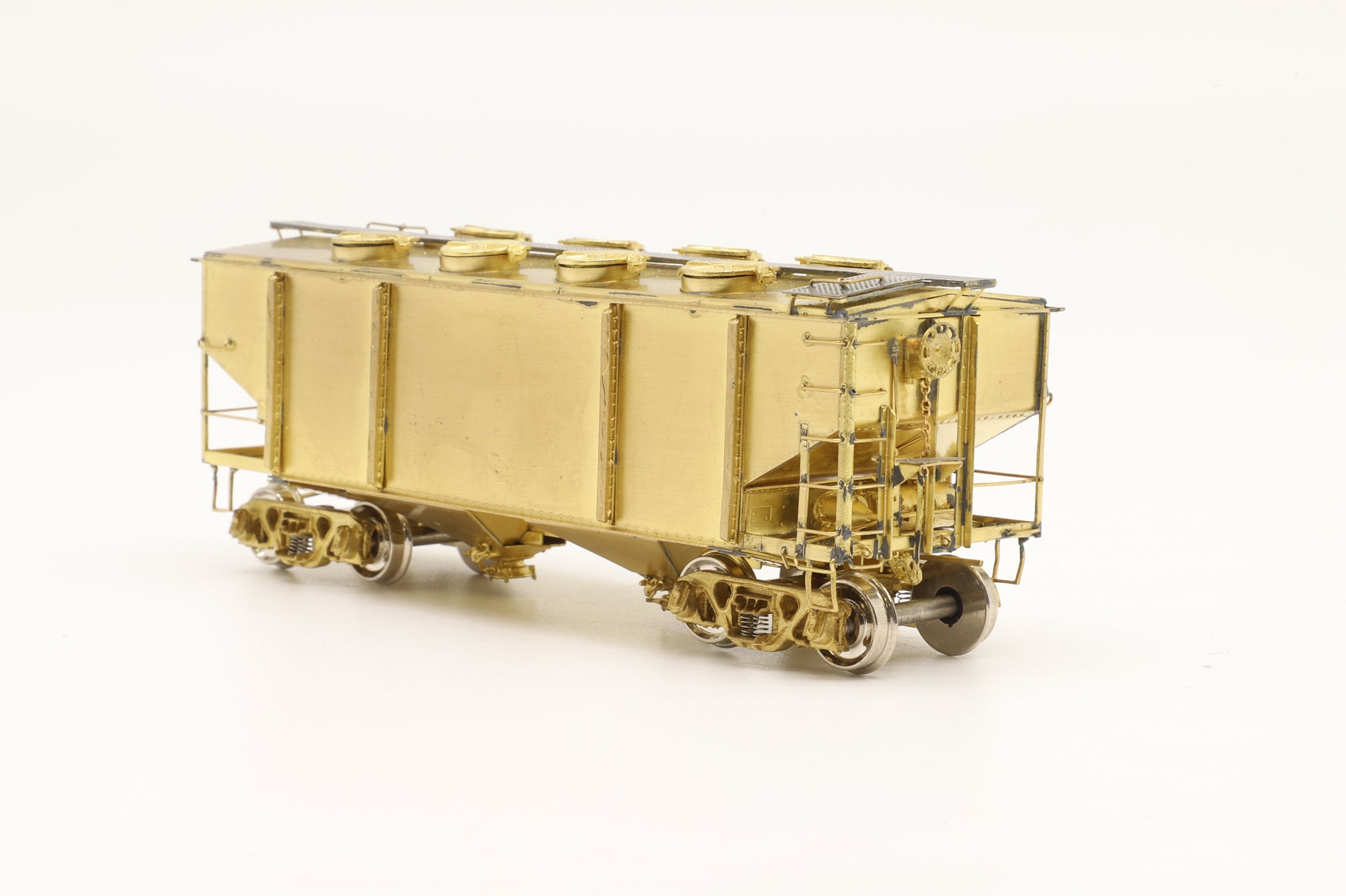 Overland Models Inc. HO Brass OMI-3075 GN/BN Sand Car W/8 Round Roof Hatches Unpainted