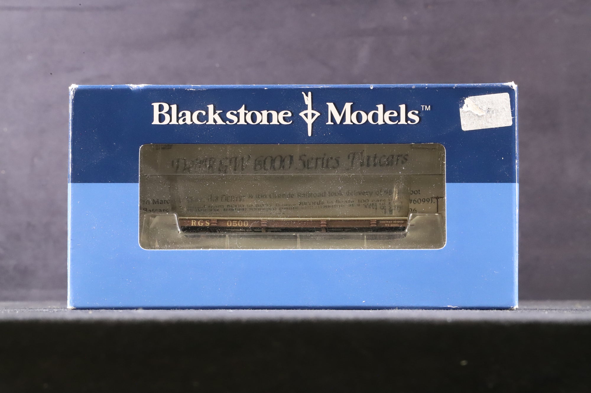 Blackstone HO Rake of 3 Assorted Rio Grande 30 Ft. Wagons - Weathered