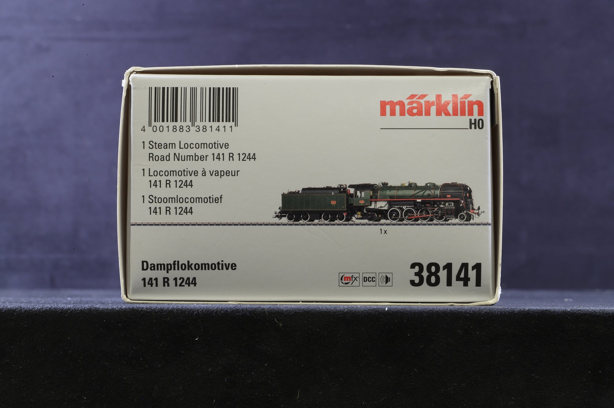 Marklin HO 38141 Steam Locomotive 141 R 1244 2-8-2 MFX Sound