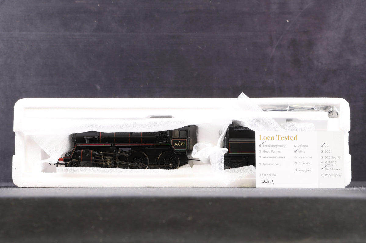 Bachmann OO 32-952 Standard 4MT 2-6-0 &#39;76079&#39; BR2 Tender Late Crest