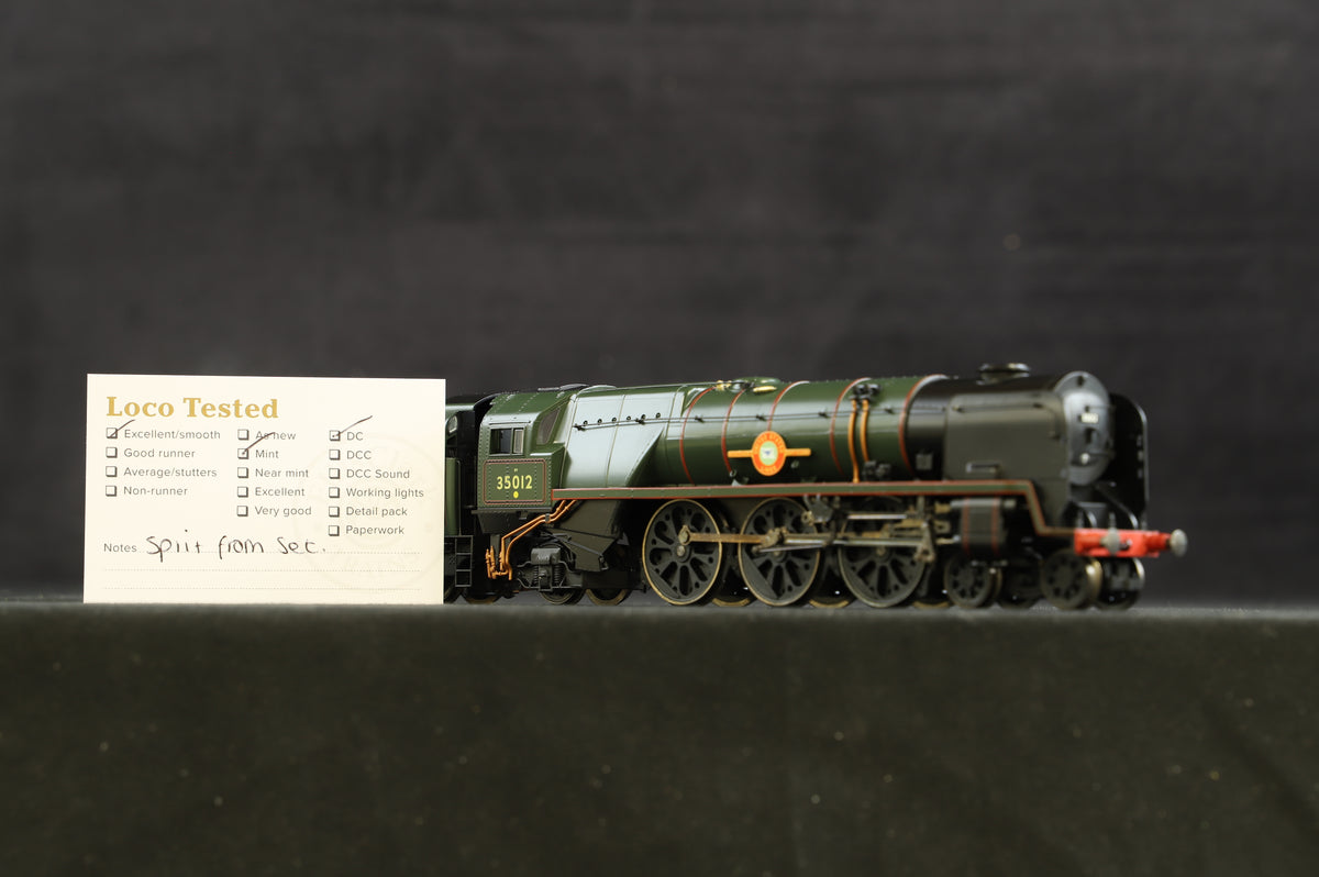 Hornby OO BR Merchant Navy Class 4-6-2 &#39;35012&#39; &#39;United States Lines&#39;