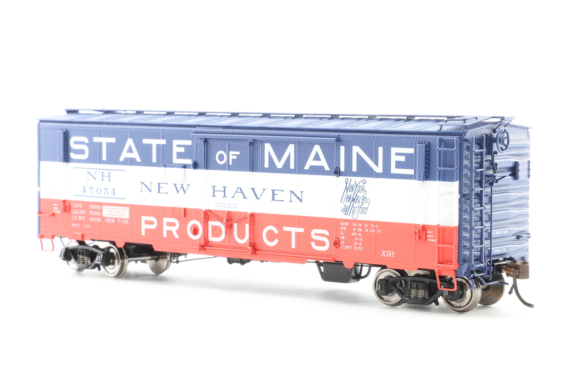 Crown Custom Imports HO Brass CCI-262P Insulated Box Car F/P State of Maine No.45054
