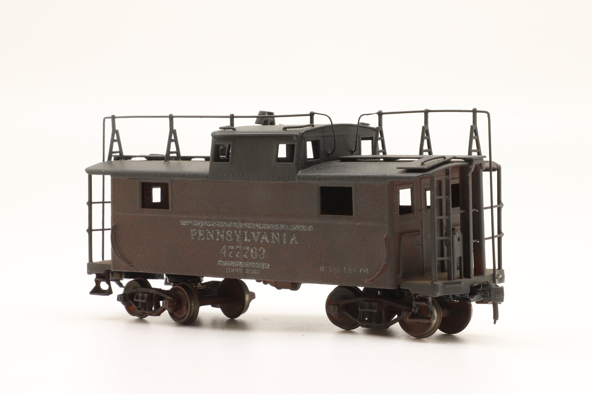 Alco Models HO Brass PRR N-5B '477763', Weathered