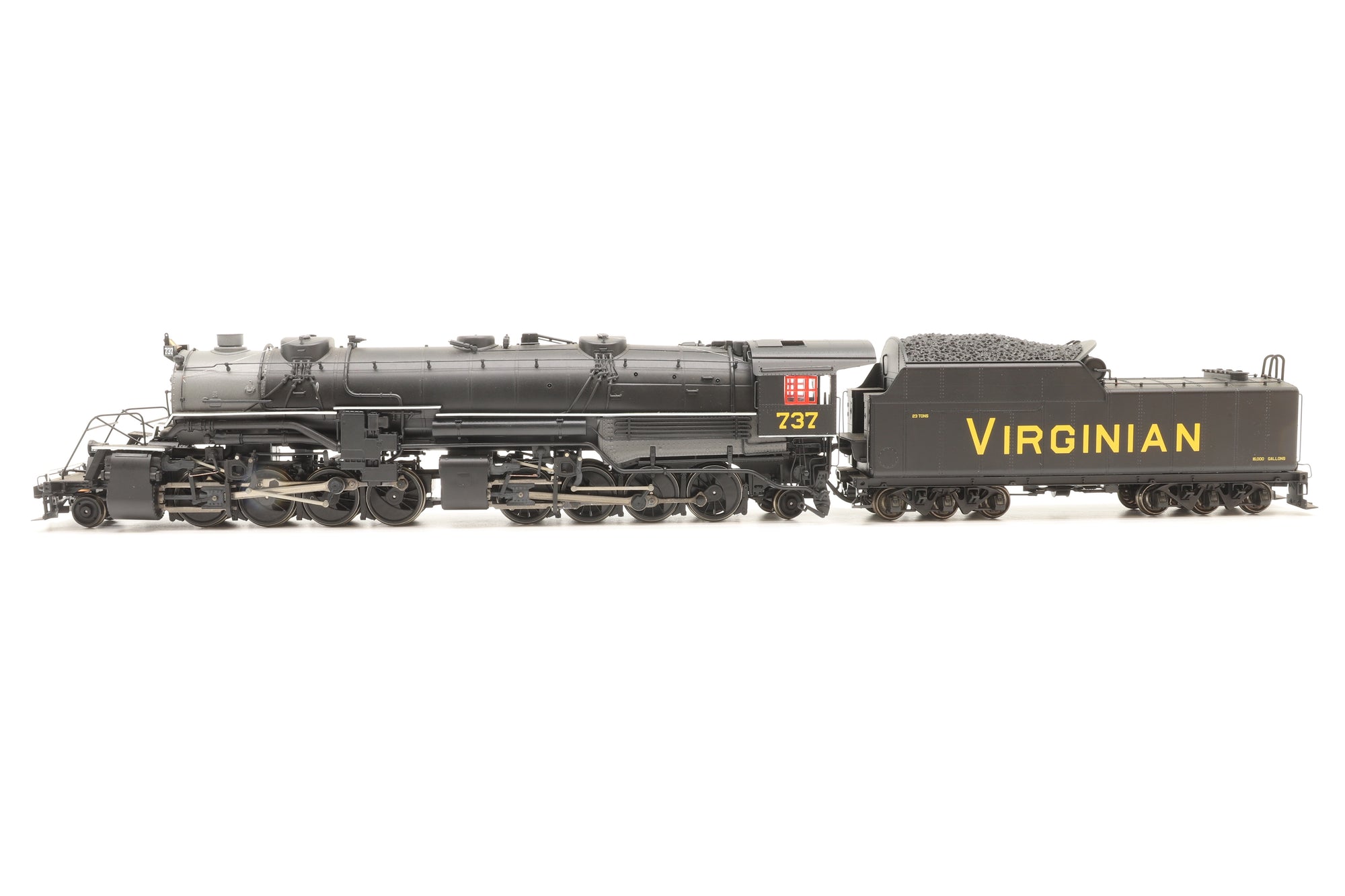 Roco HO 2-8-8-2 'Mallet' '737' Virginian Lined Black