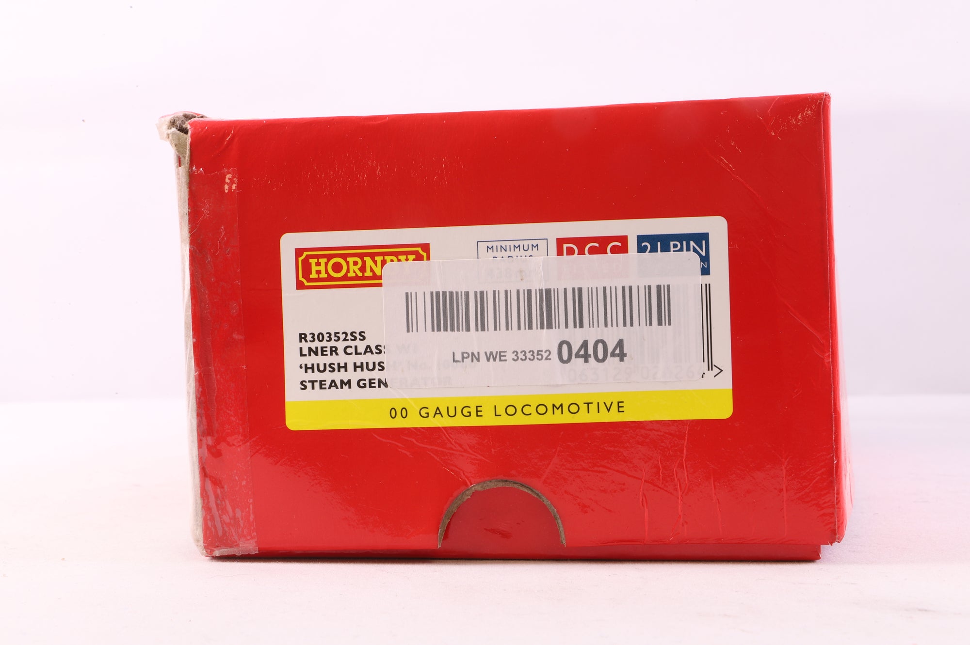 Hornby OO R30352SS LNER Class W1 Hush Hush '10000' LNER Grey DCC Sound & Smoke