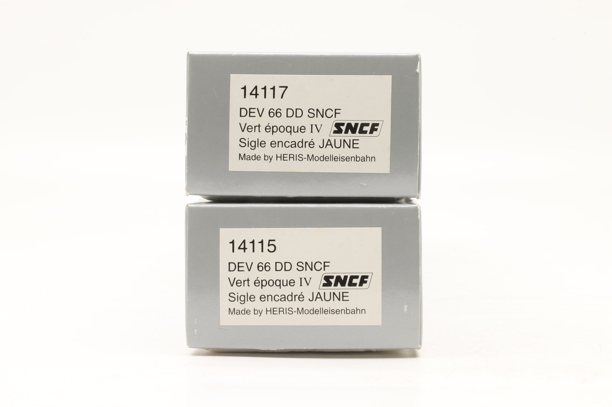 L.S. Models HO 14117/14115 SNCF DEV 66 Car Transport Wagons