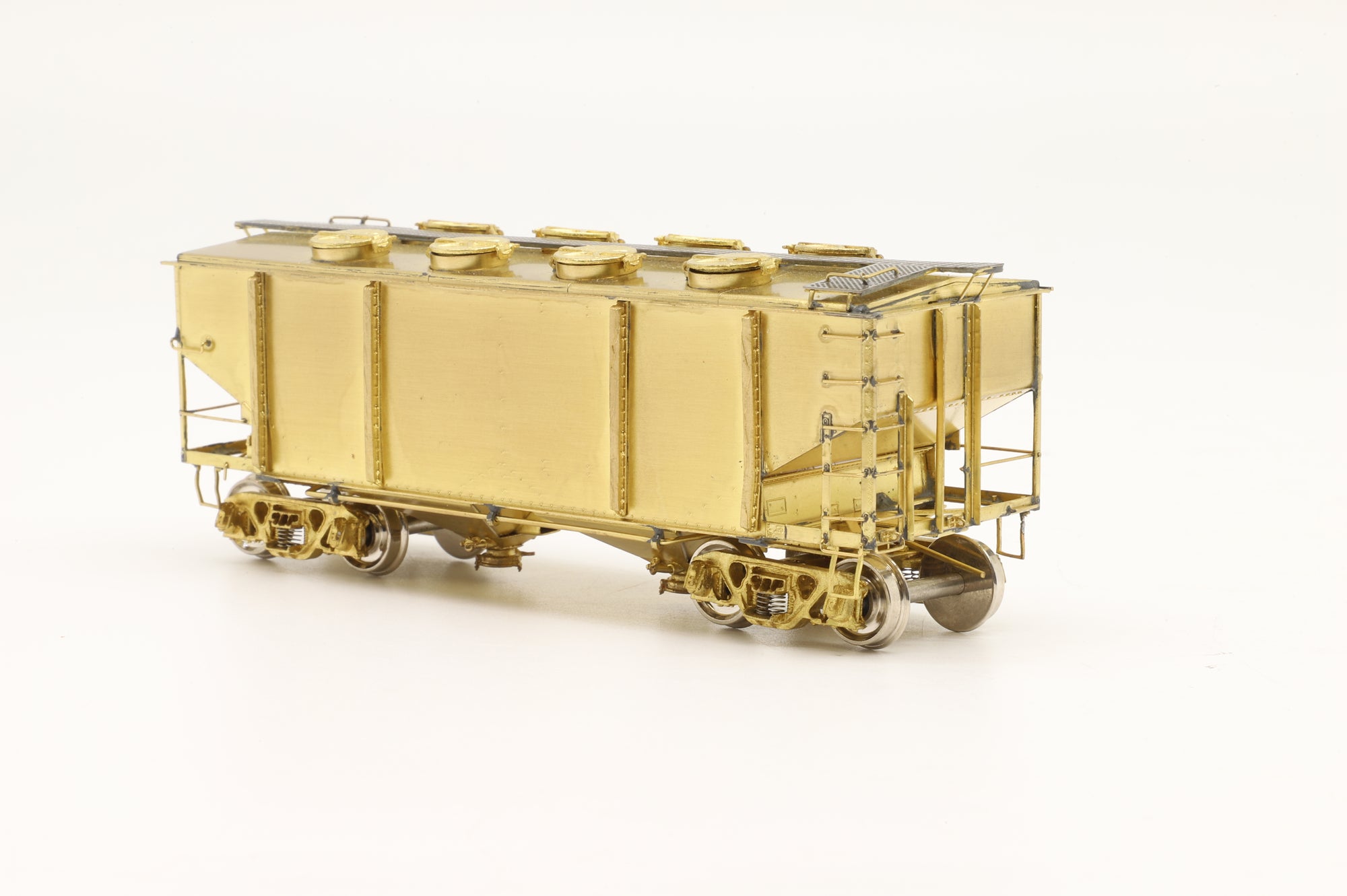 Overland Models Inc. HO Brass OMI-3075 GN/BN Sand Car W/8 Round Roof Hatches Unpainted