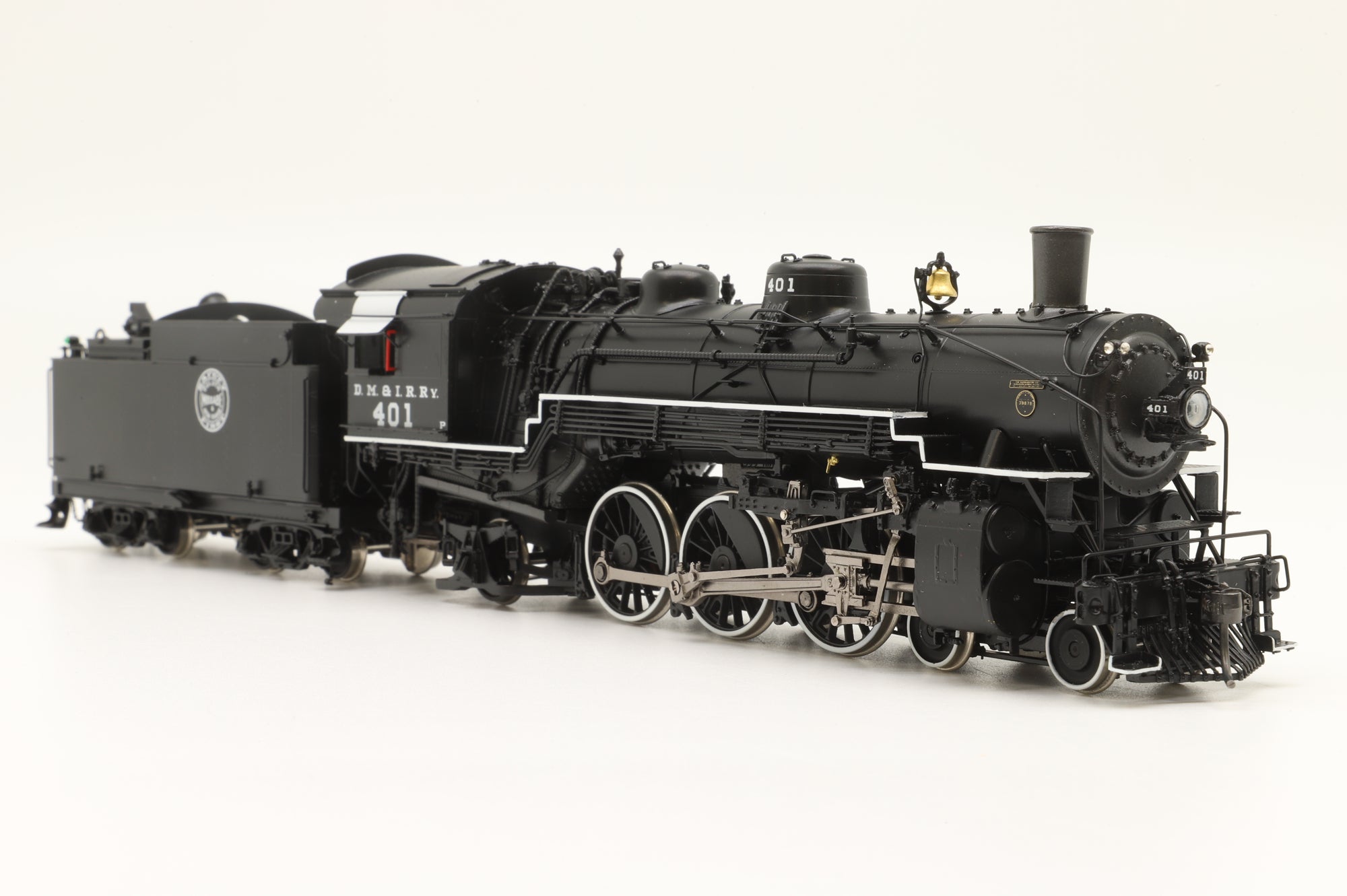 Division Point HO Brass DP-3755 Class P #401 in DMIR Black