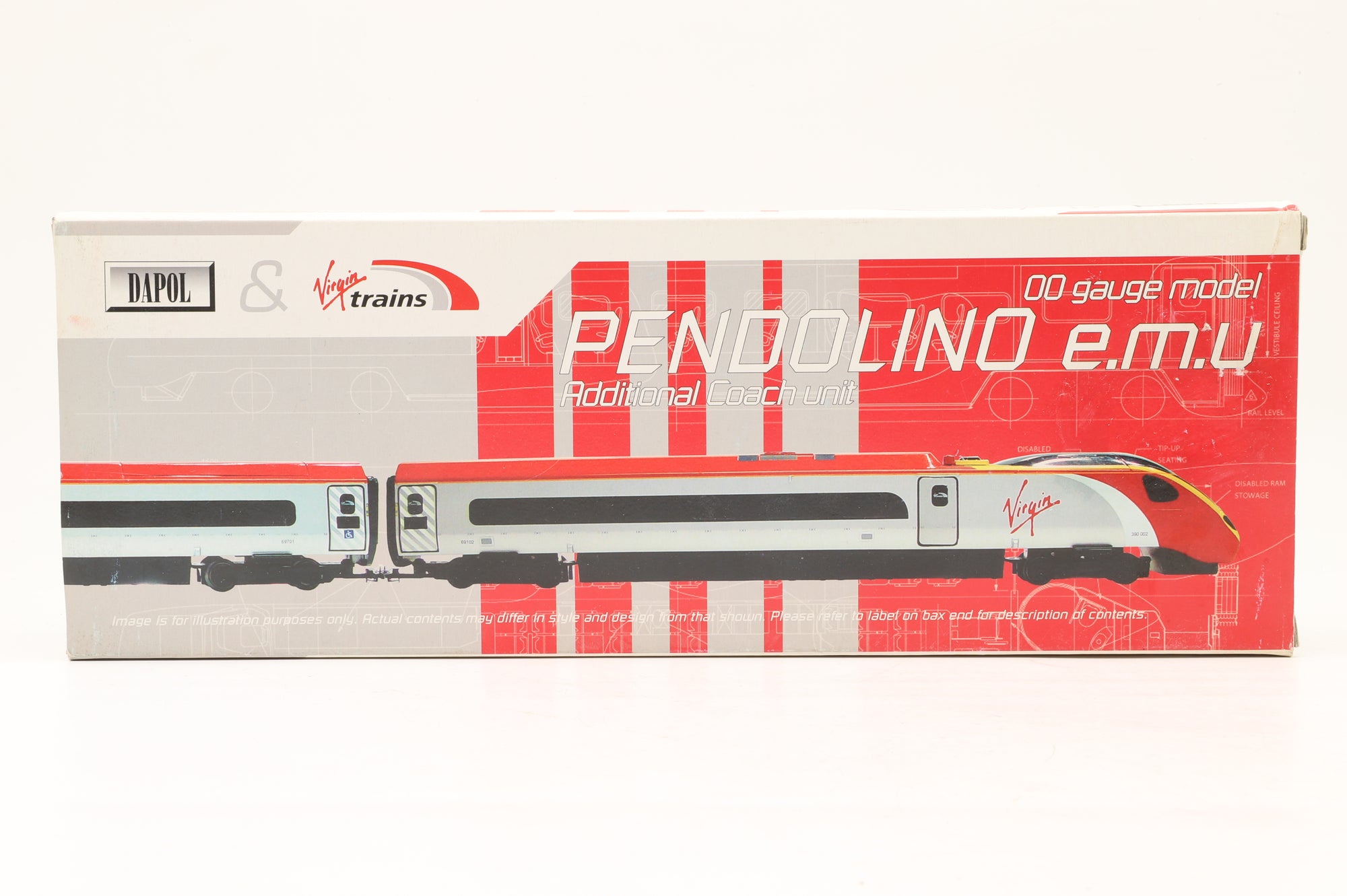 Dapol OO DPC-01 Pendolino EMU Additional Centre Coach