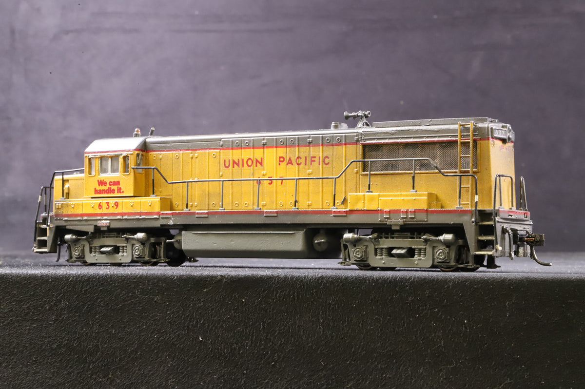 Kato HO C8 Diesel Locomotive &#39;637&#39; Union Pacific Weathered DCC Fitted