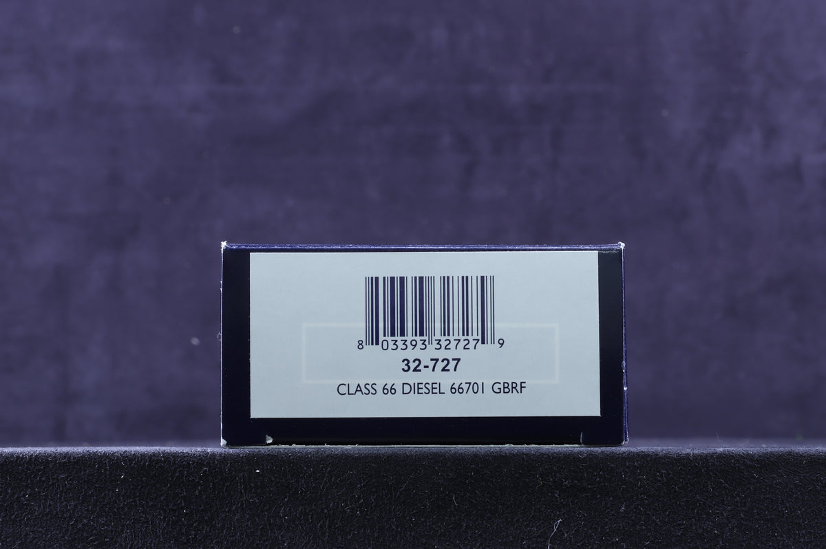 Bachmann OO 32-727 Class 66 66701 in GBRF Livery