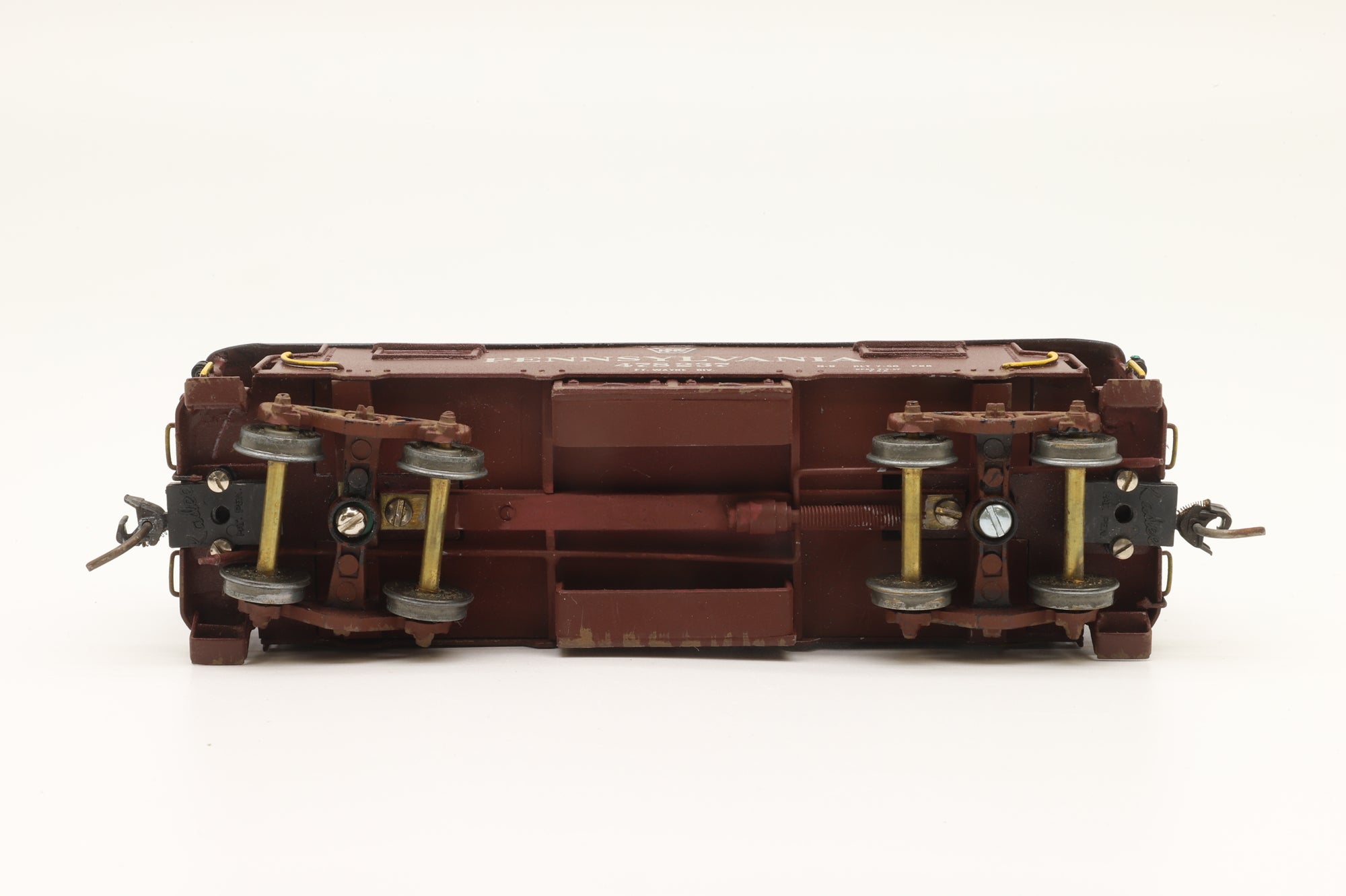 Olympia Precision Models HO Brass FC-101 Pennsylvania N8 Caboose '478237', Weathered